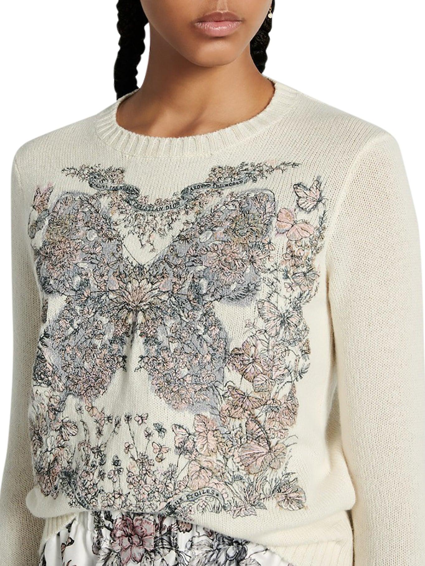 Cashmere Pullover Pullover Dior Damen Dior Embroidered