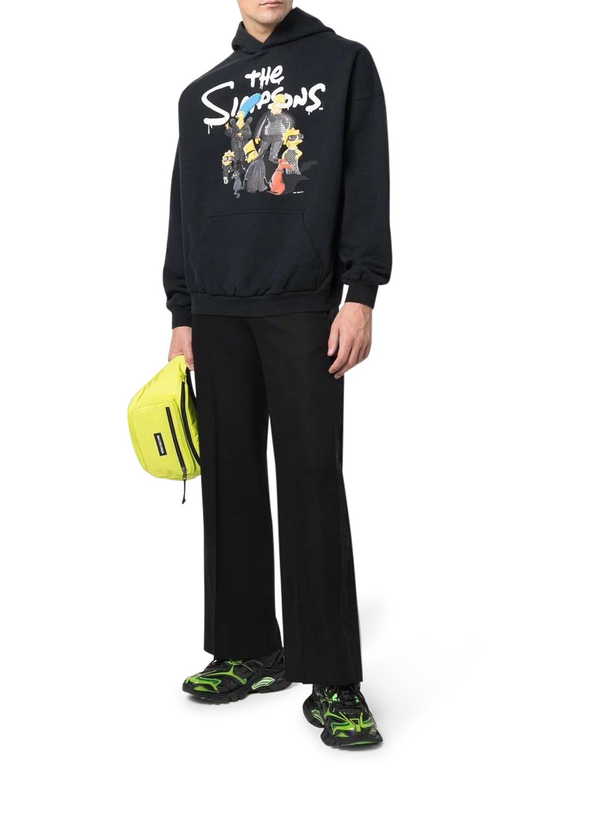 Balenciaga The Simpsons Cotton Hoodie in Blue for Men | Lyst