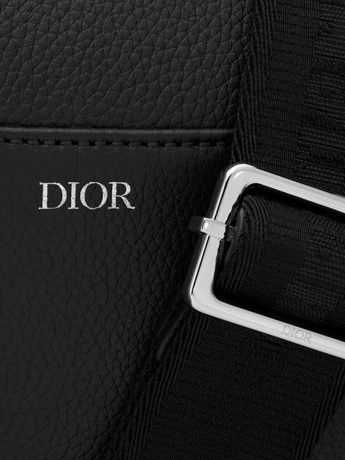 Dior Mini Saddle Bag in Black for Men