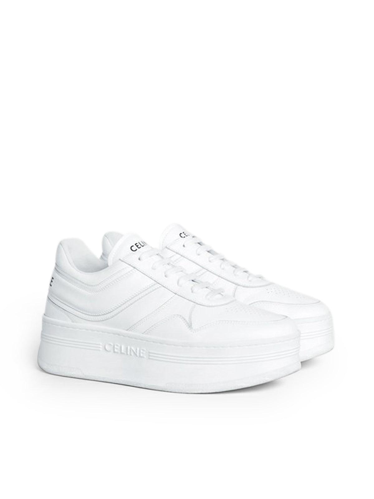 Celine Sneaker Block With Wedge In Calf Leather in White Lyst