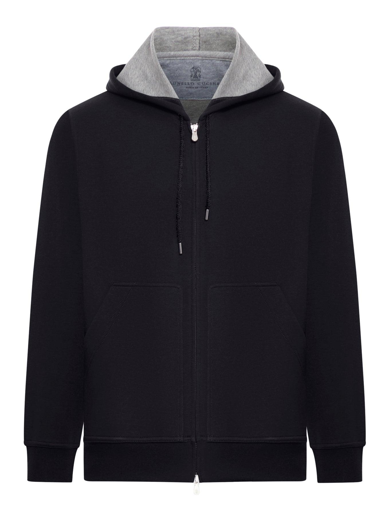 【関税込み】BRUNELLO CUCINELLI Hoodie Brunello Cucinelli Hoodie with drawstring hood and front