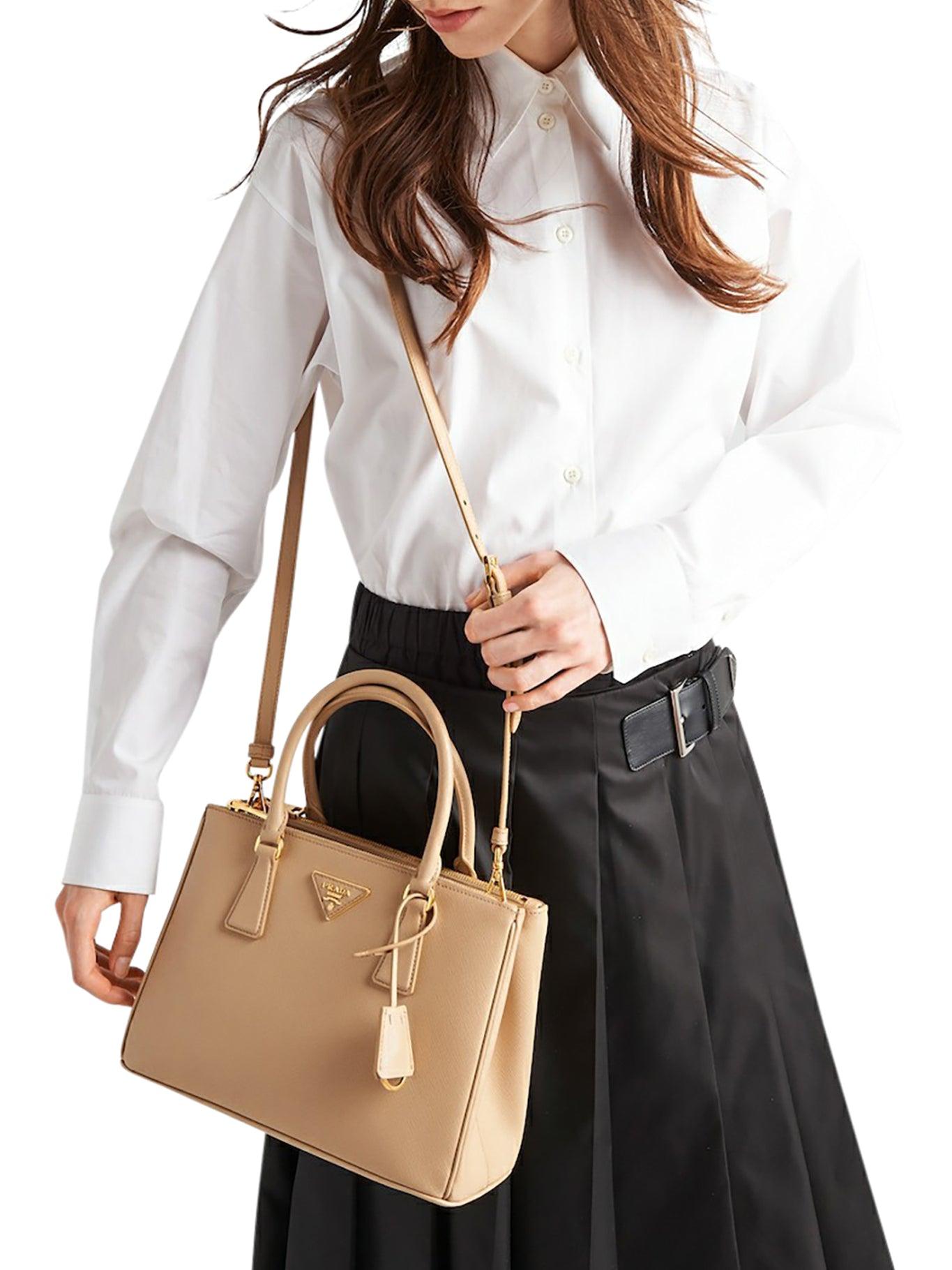Prada galleria mini saffiano leather bag hot sale