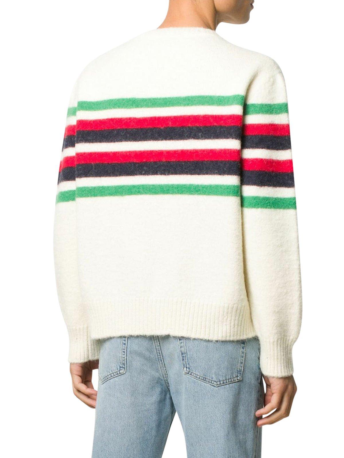 Maglione con dettaglio a righe di Gucci da Uomo | Lyst