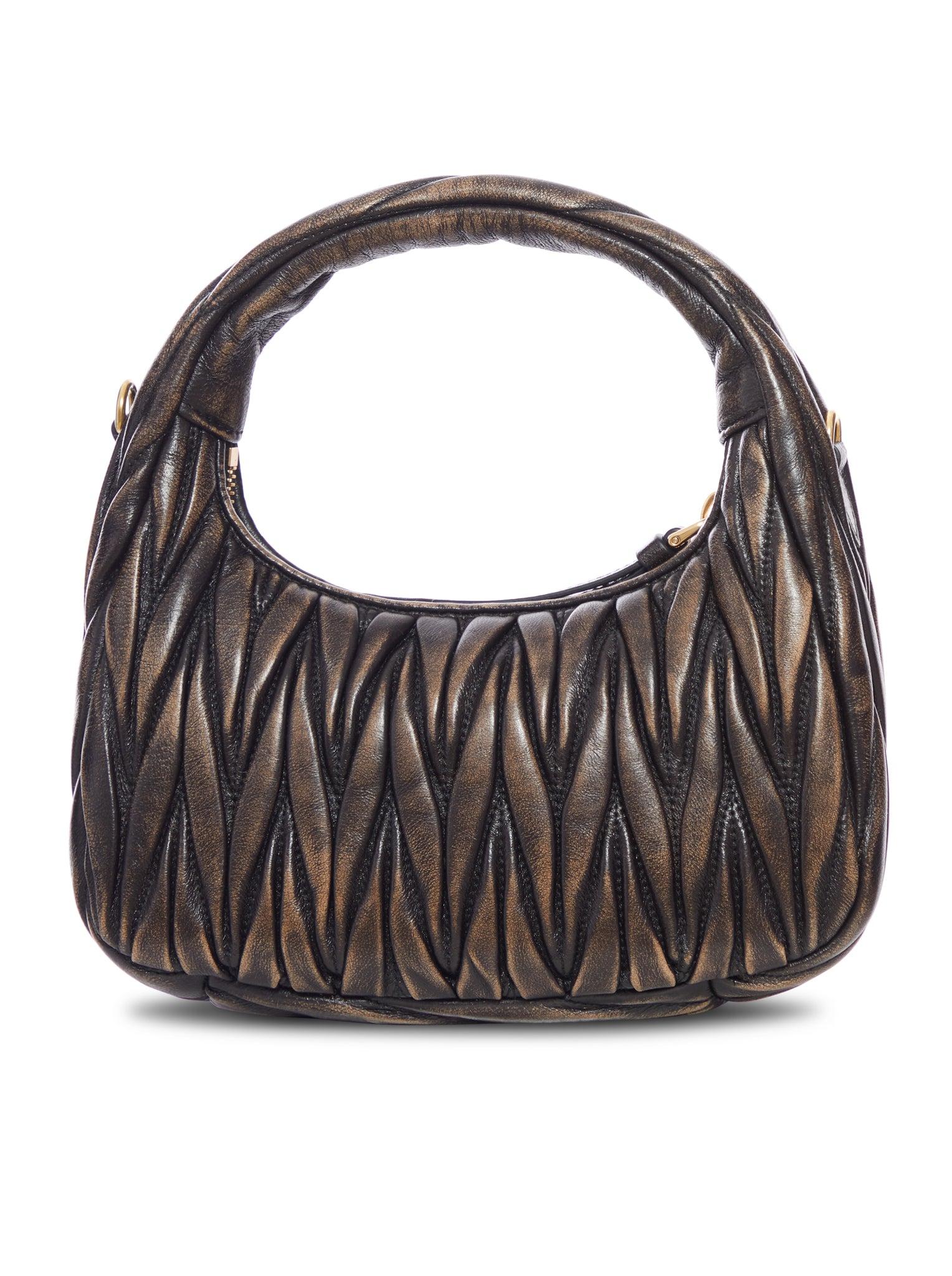 ハンドバッグ MIU MIU MATERASSE HOBO BAG Miu Miu Wander Matelassè Mini Hobo Bag Miu Miu