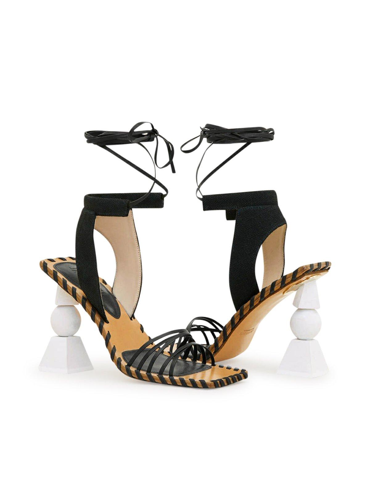 Jacquemus Valérie Sandals in Black | Lyst