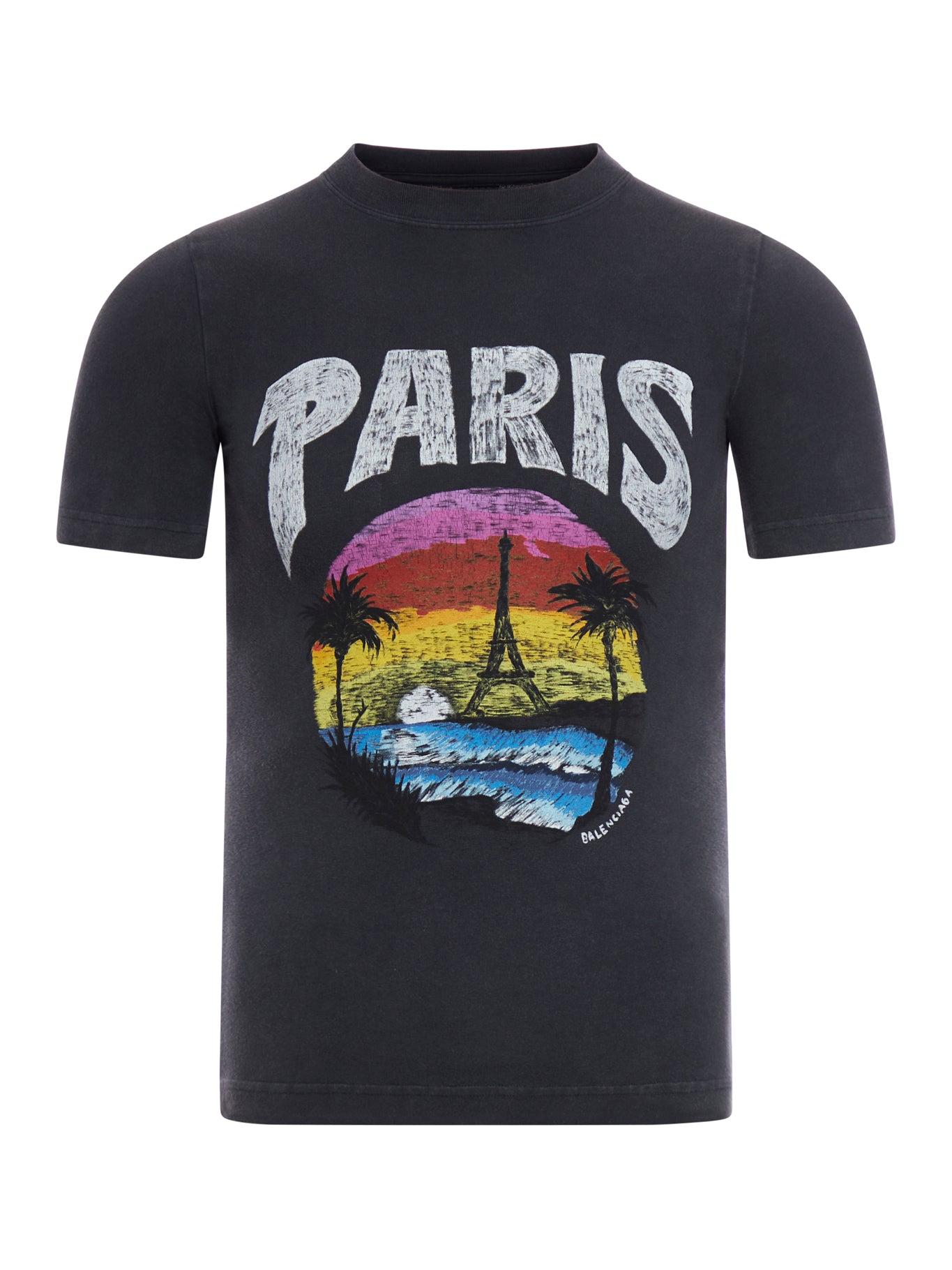 Balenciaga print deals t shirt