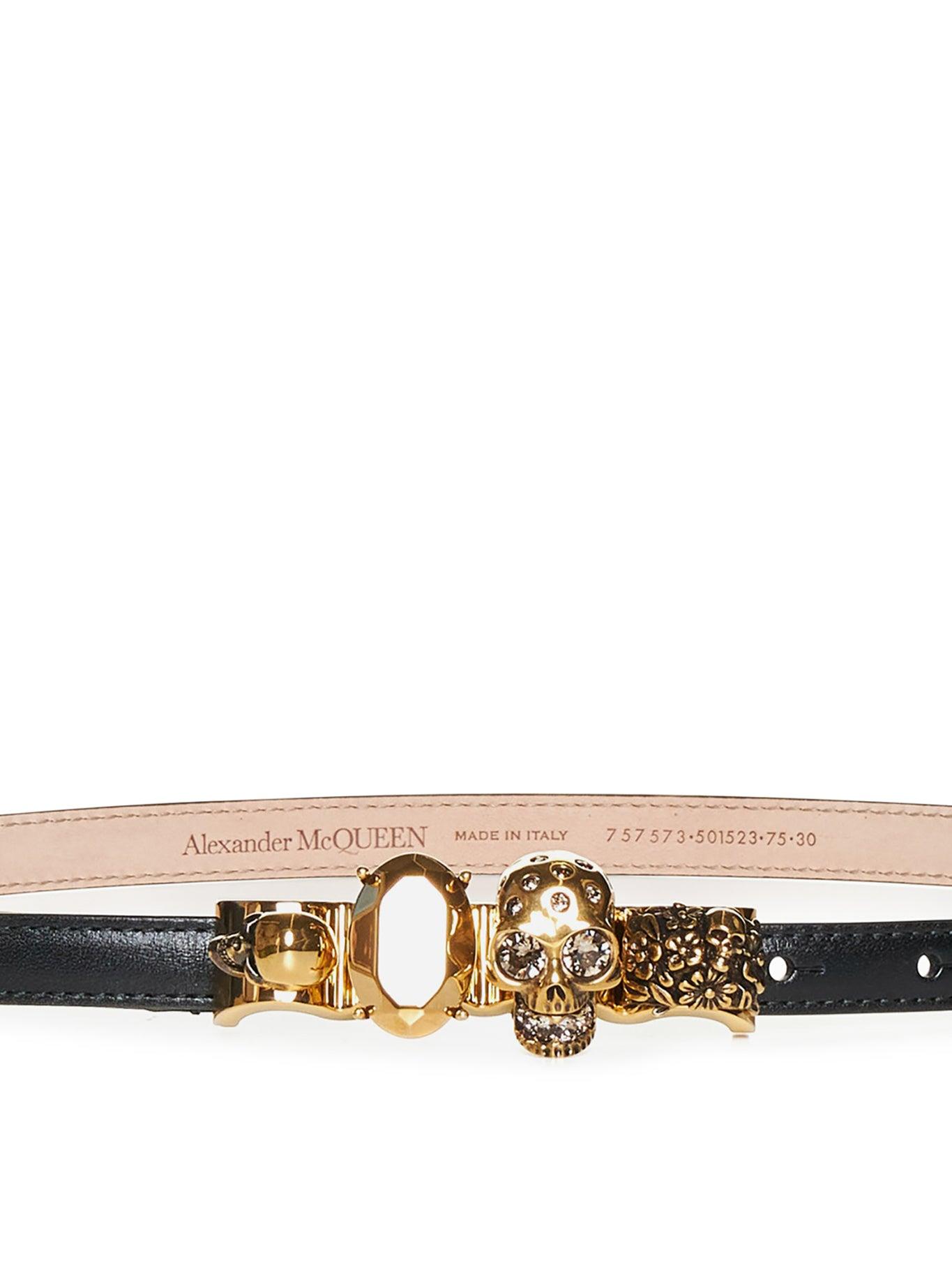 Alexander McQueen Belt in White Lyst UK