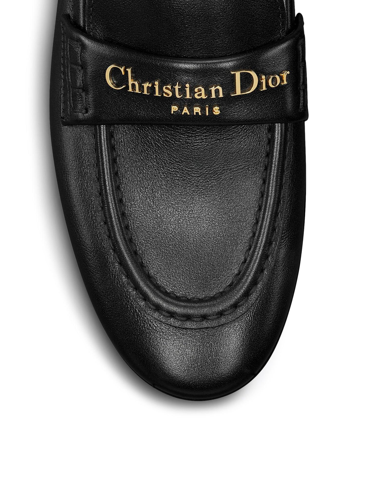 Dior｜FLAT SHOES/LOAFERS (KCB900CTG 60U) dior-code-leather-loafer-