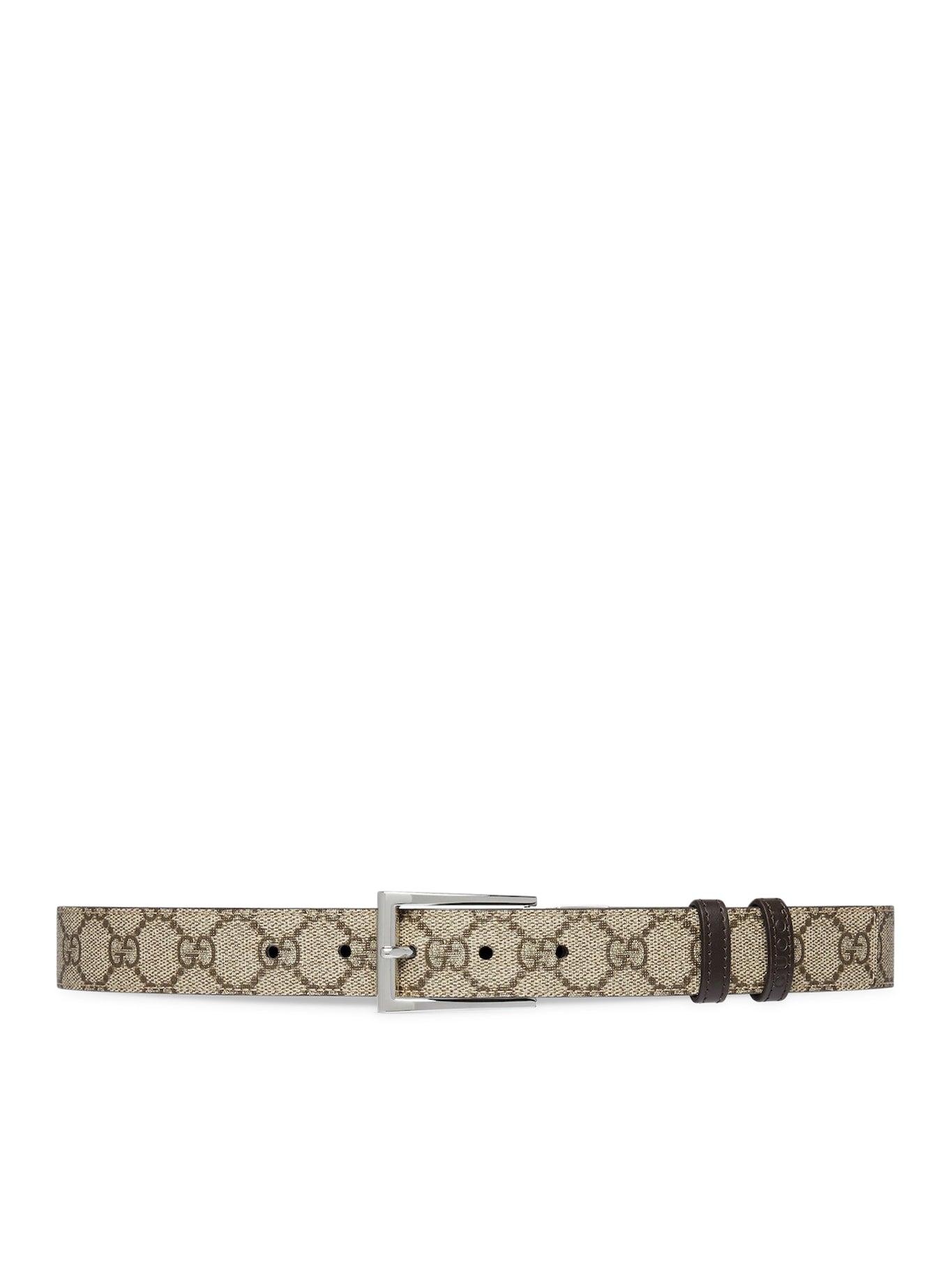 Gucci supreme shop reversible belt