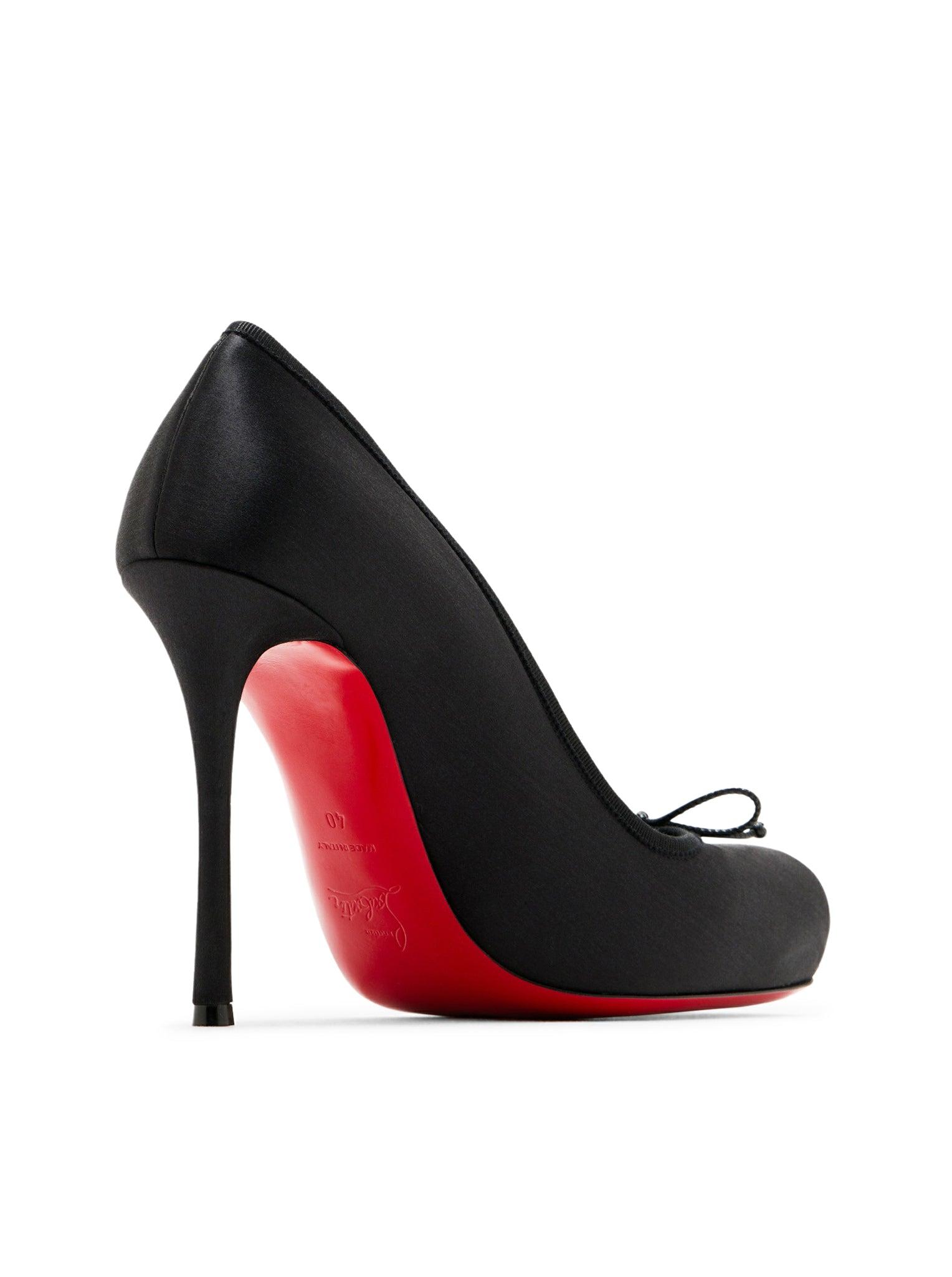 louboutin tacchi neri con sotto rosso
