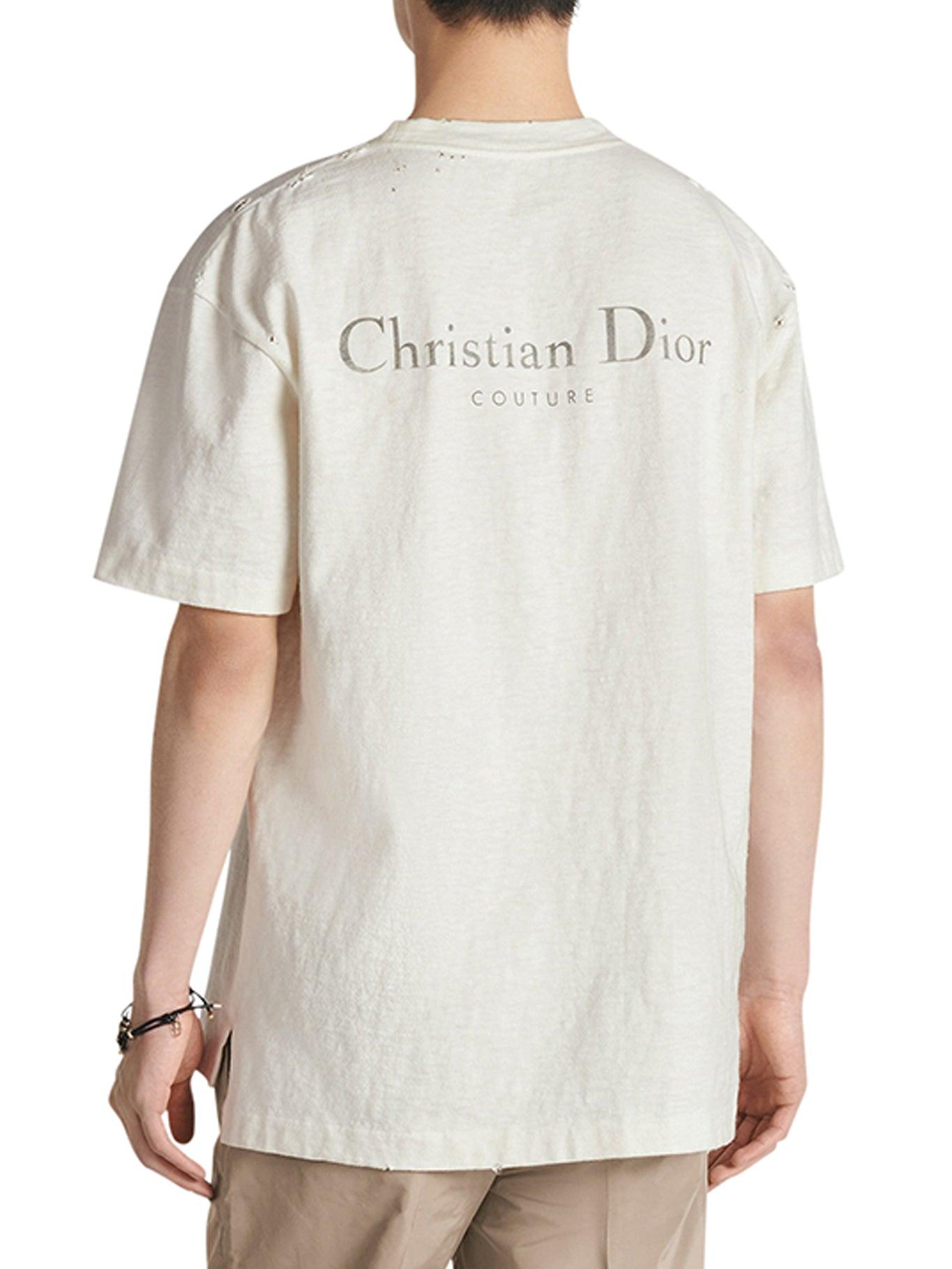 Dior T-Shirt Couture Con Vestibilità Comoda in White for Men Dior T-Shirt Couture Con Vestibilità Comoda in White for Men
