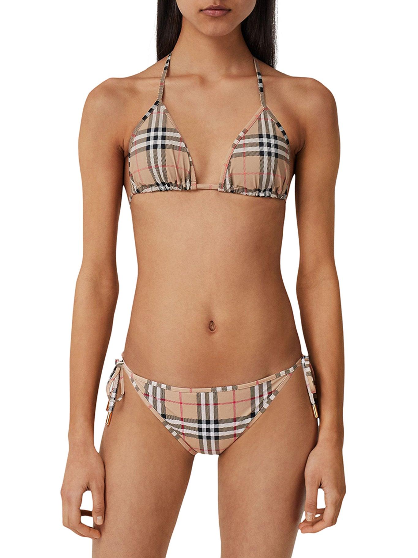 Burberry top triangle bikini