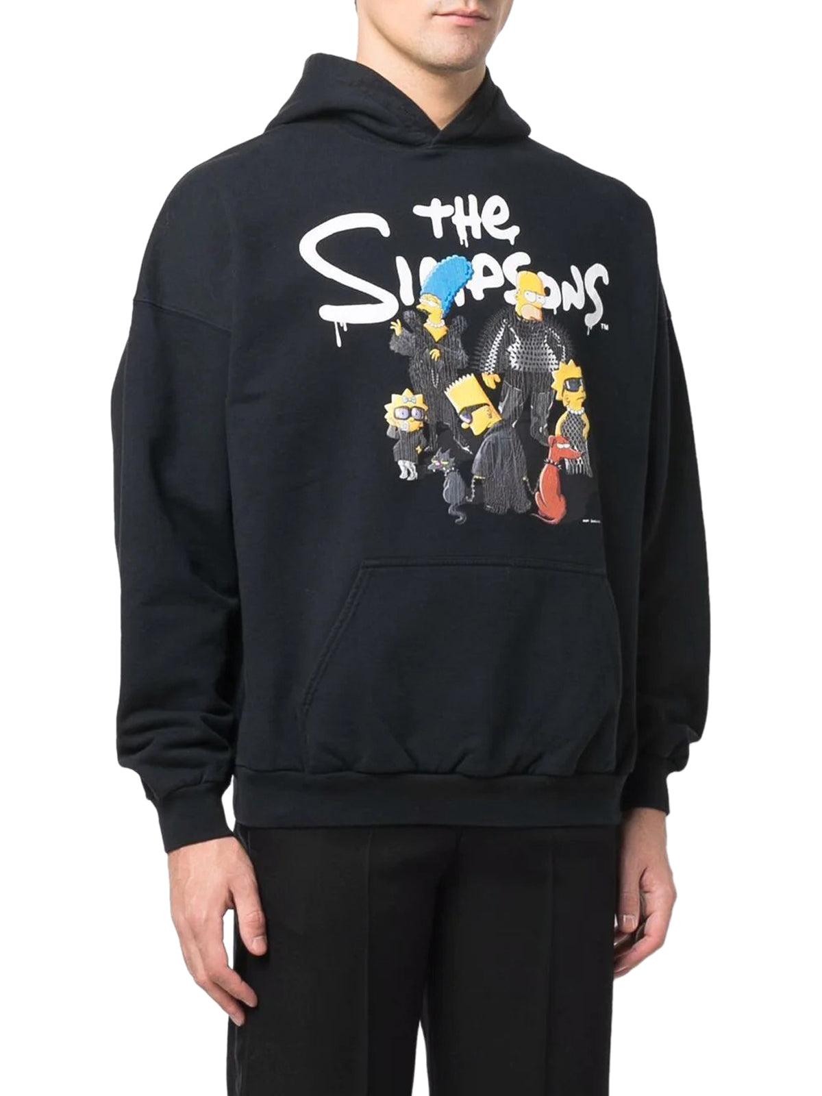 Balenciaga The Simpsons Cotton Hoodie in Blue for Men | Lyst