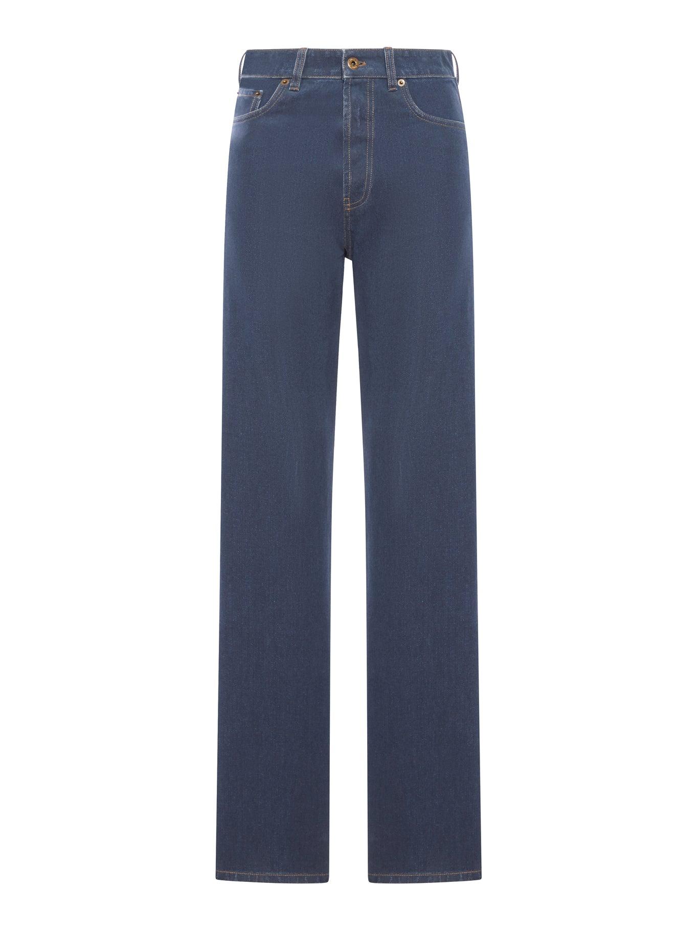 デニム・ジーパン MIU MIU Women Straight Pants MP1721SOOO14A7 F0X24 BLUE MIU MIU - Women Denim Pants – Atelier New York