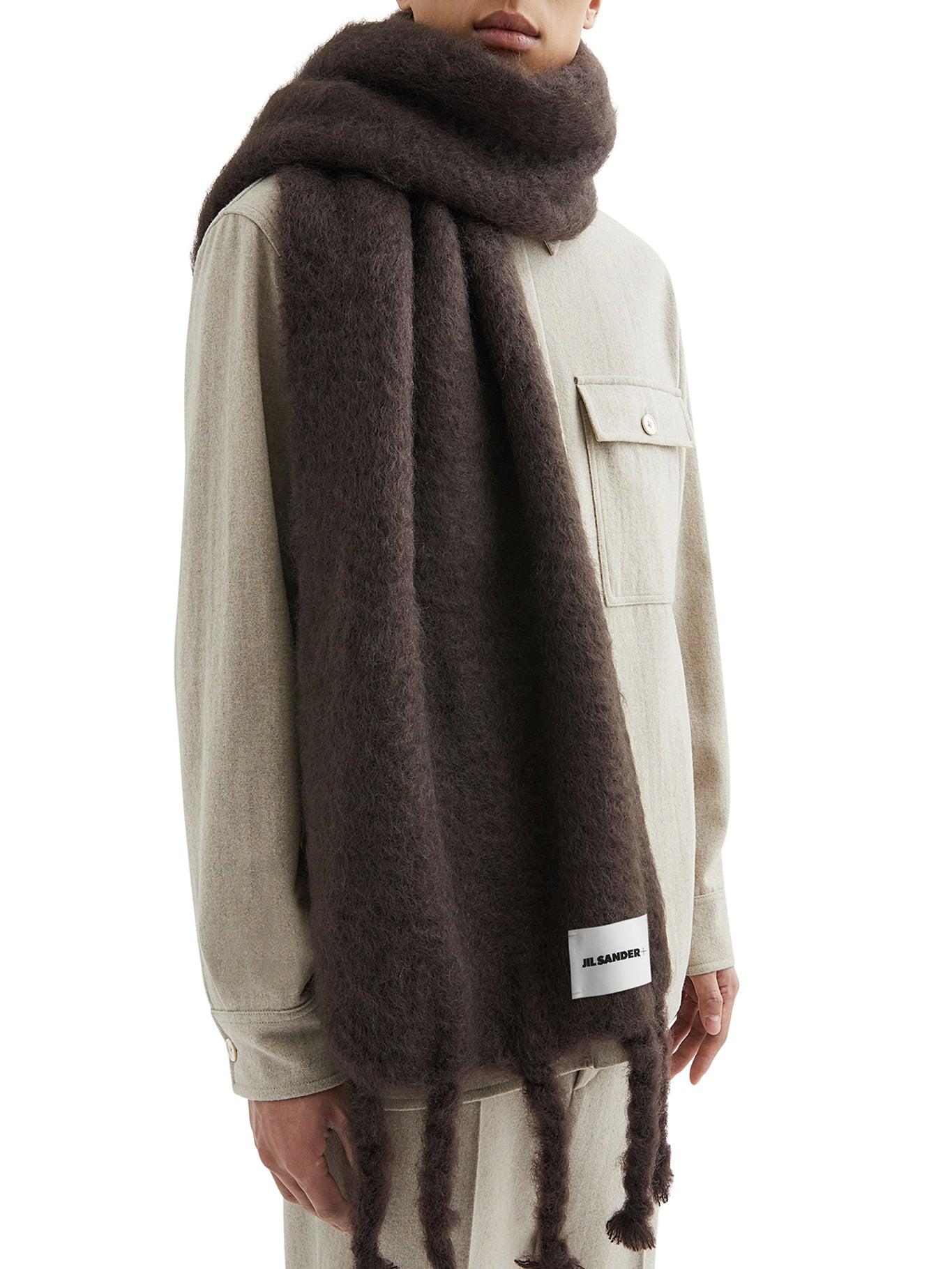 JIL SANDER｜MUFFLERS (Wool Scarf (J47ZZ0125 J14737 001)) Jil Sander Quilted Wool Muffler Poncho Scarf Women Scarf