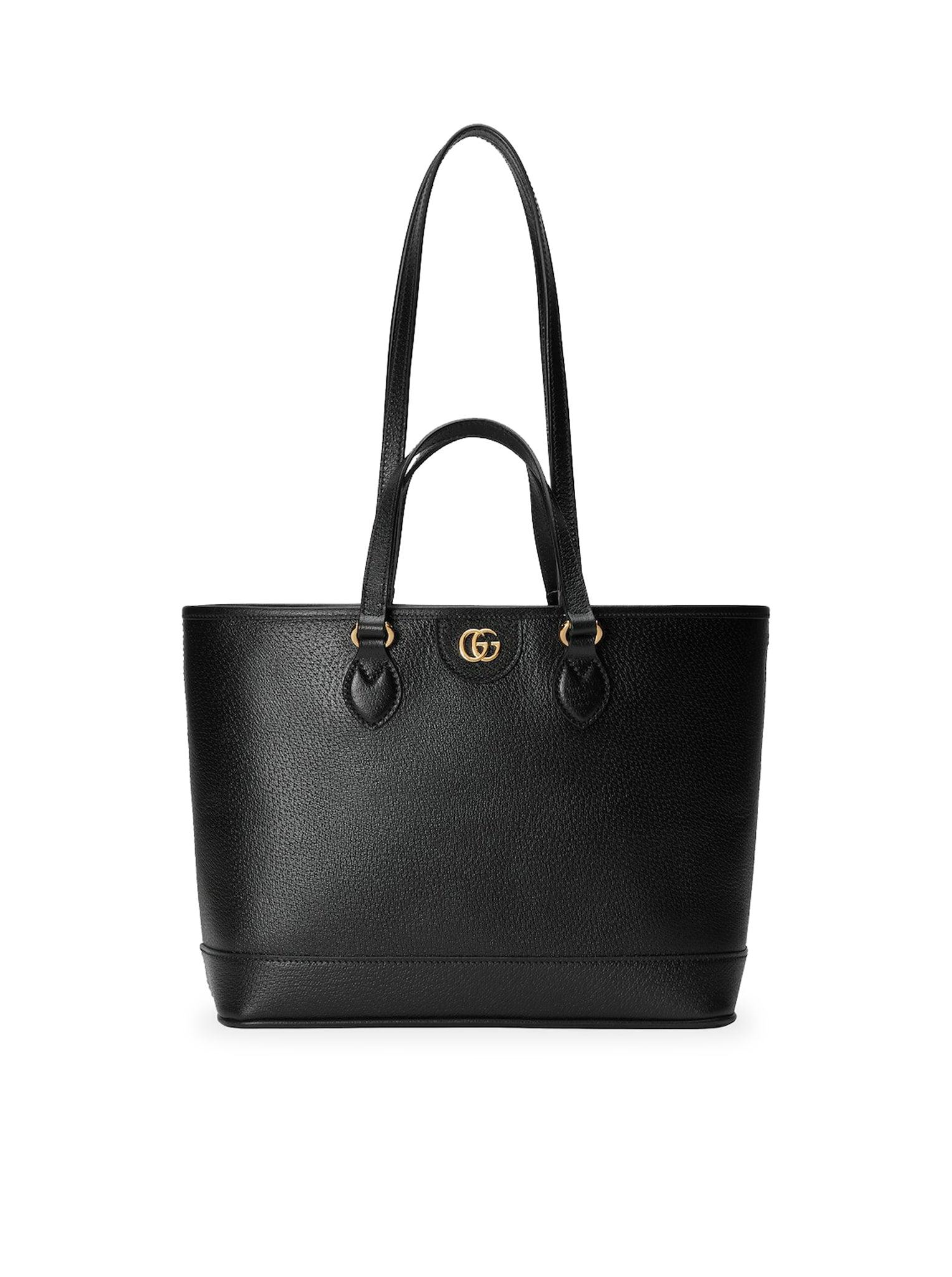Gucci Ophidia Leather Tote Bag in Black | Lyst