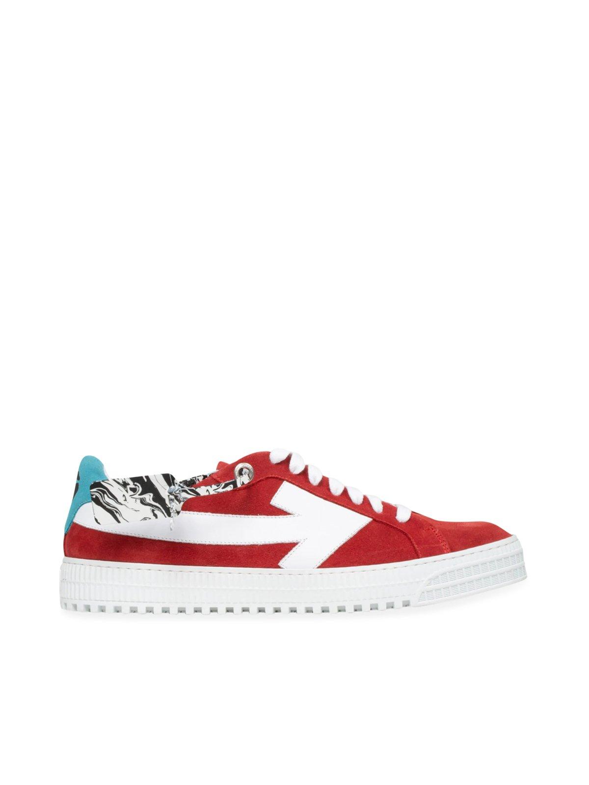 Off-White c/o Virgil Abloh 'arrow' Sneakers Red for Men | Lyst