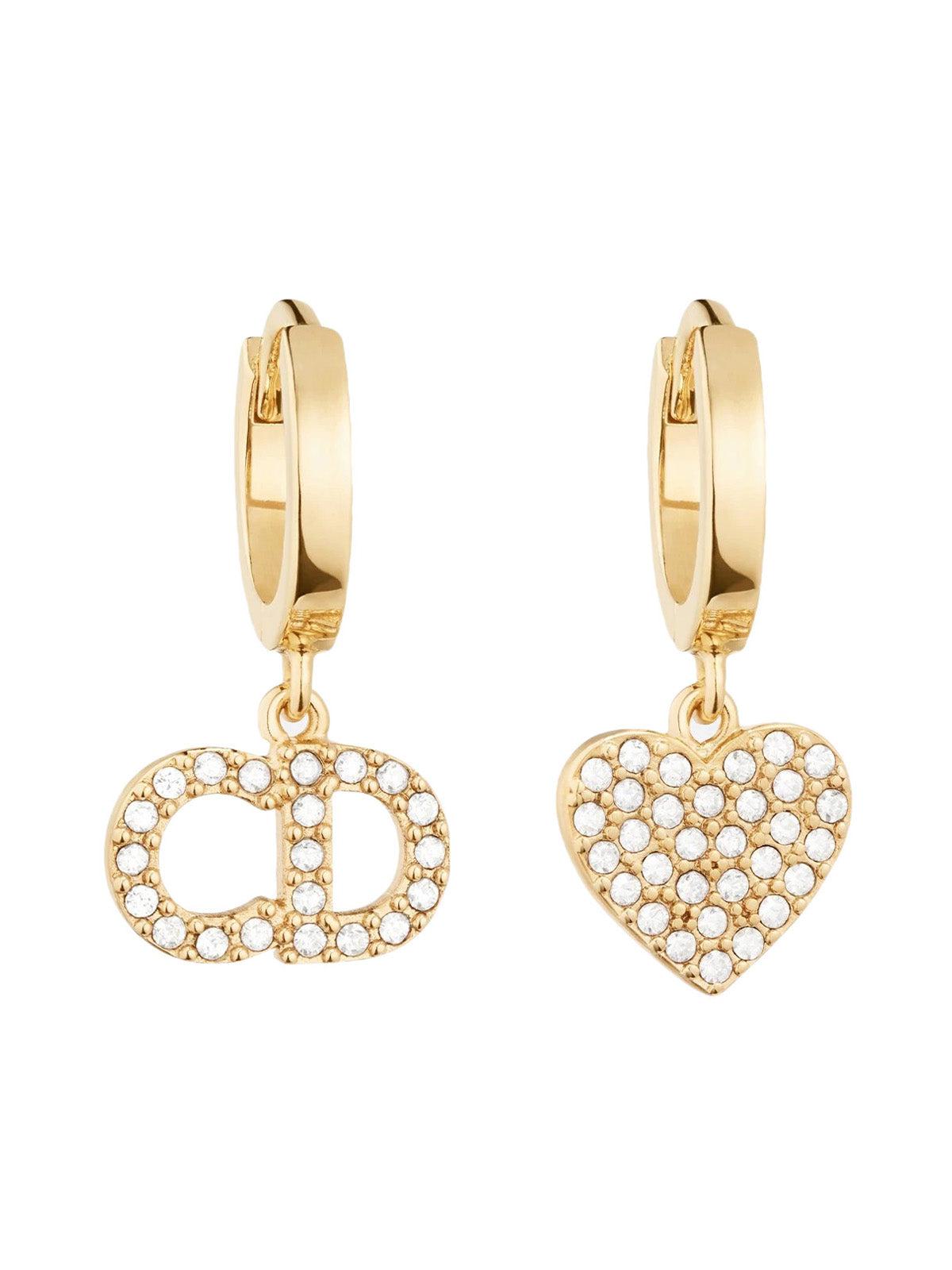 Dior Clair D Lune Earrings in Metallic | Lyst