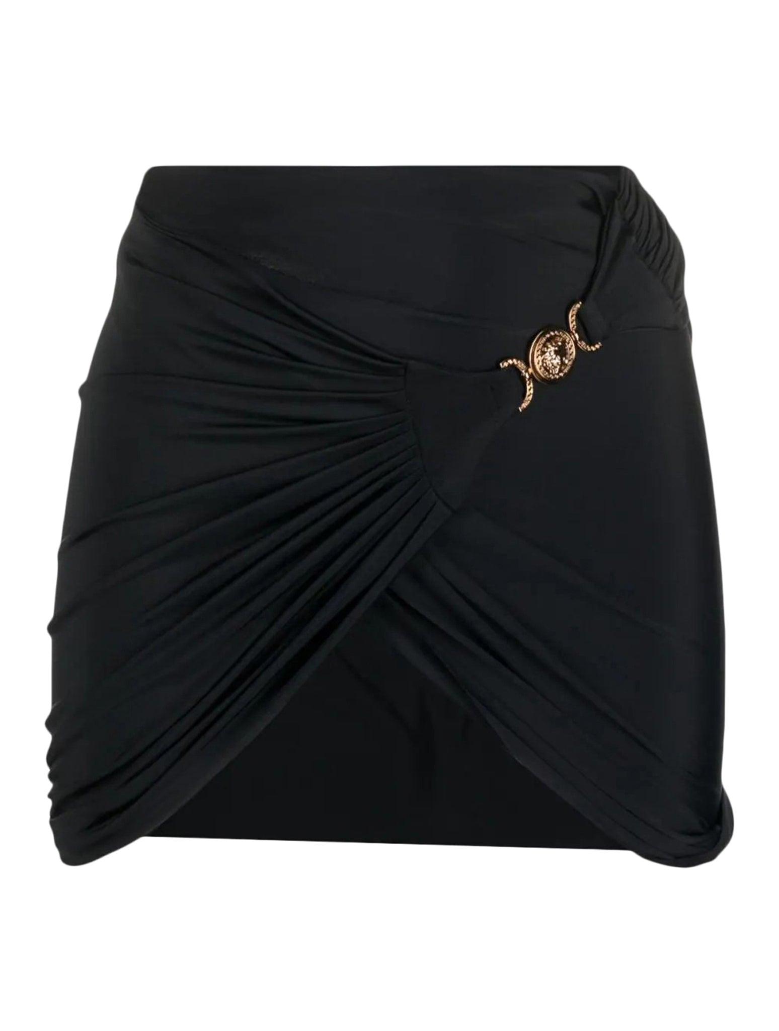 Versace Pareo Skirt Lycra Vita Recycled Greek Chain in Black Lyst UK