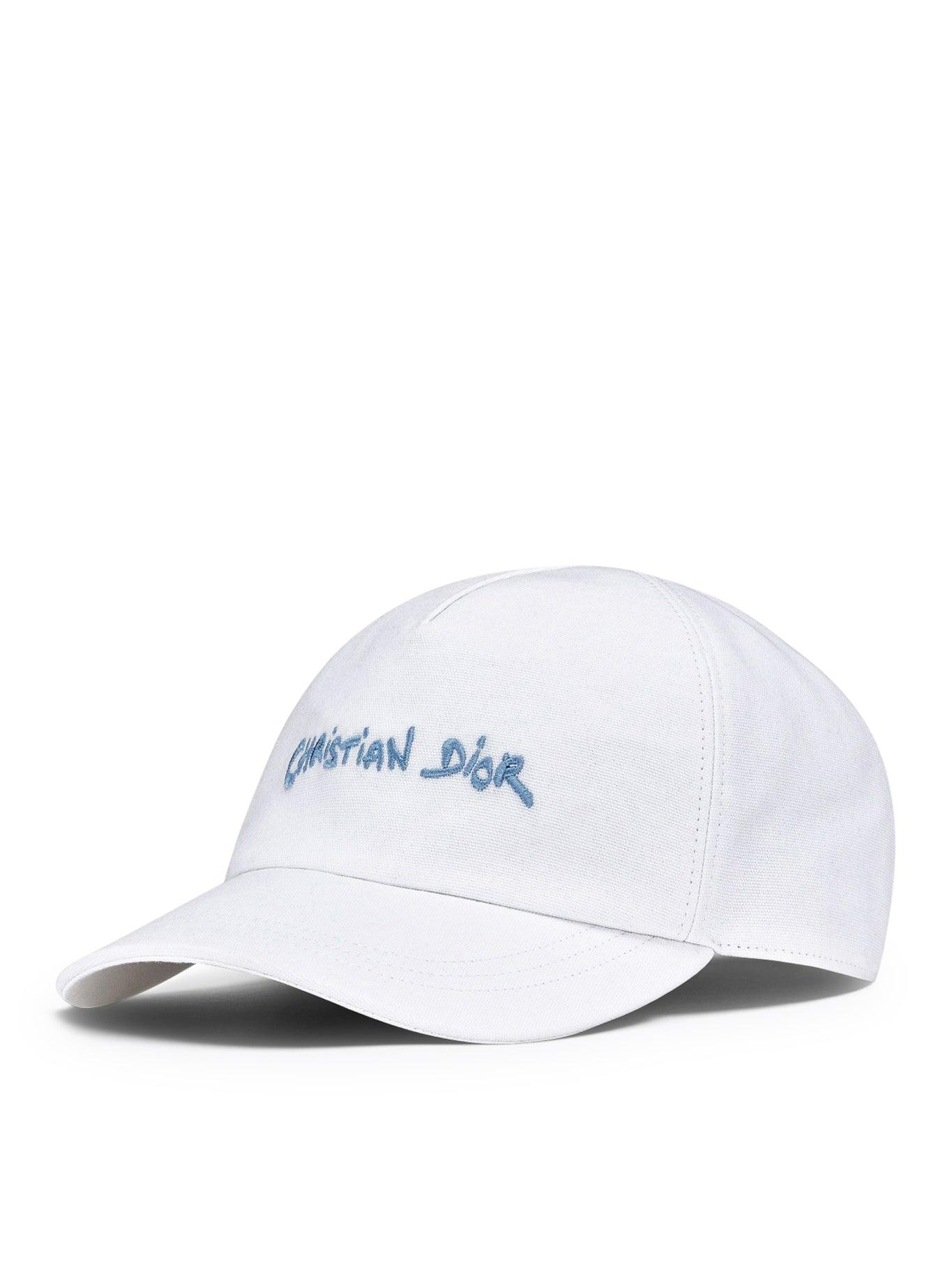 Dior Signature Cap in White for Men | Lyst