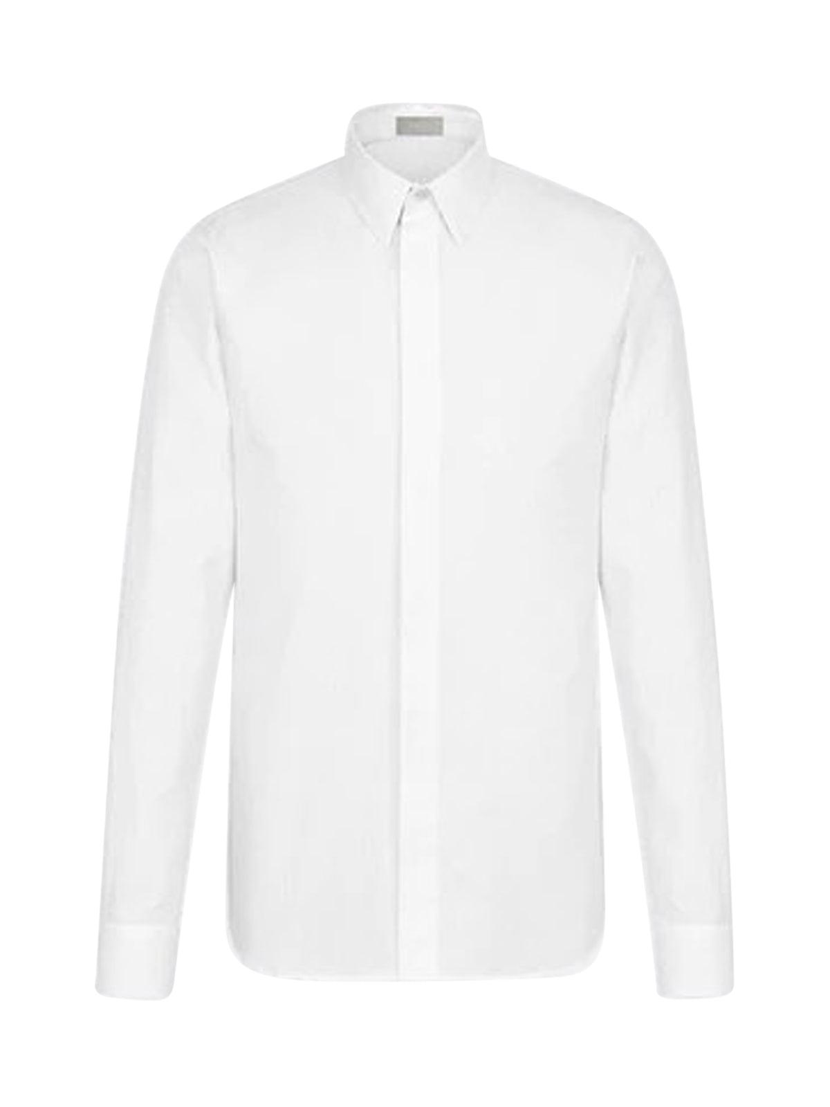 Dior Oblique Cotton Jacquard Shirt in White for Men | Lyst