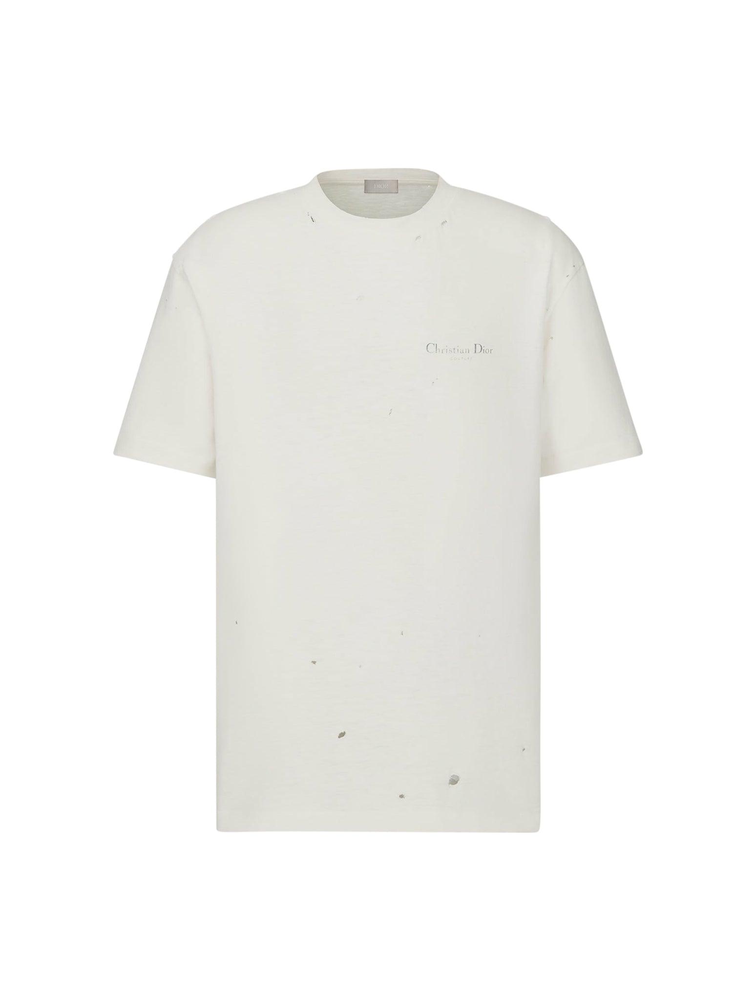 Dior T-Shirt Couture Con Vestibilità Comoda in White for Men Dior T-Shirt Couture Con Vestibilità Comoda in White for Men