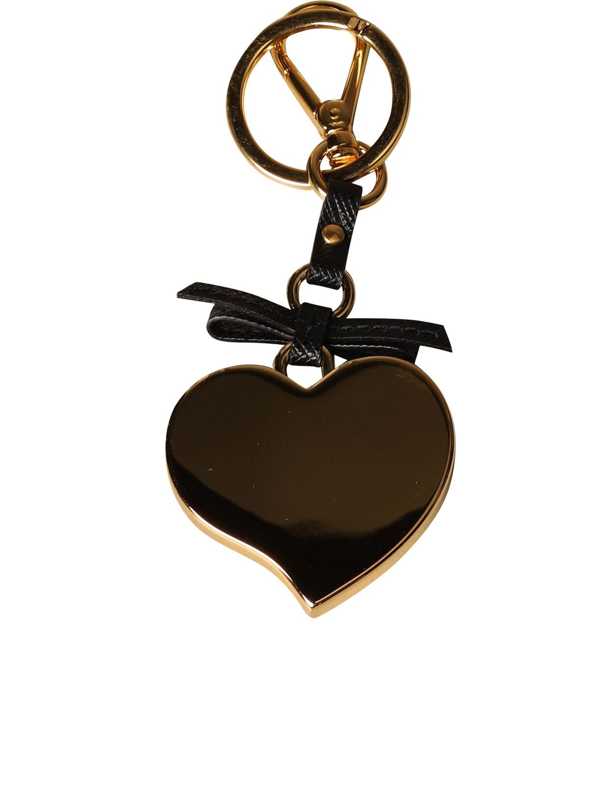 Prada Keychain At Heart in Black | Lyst