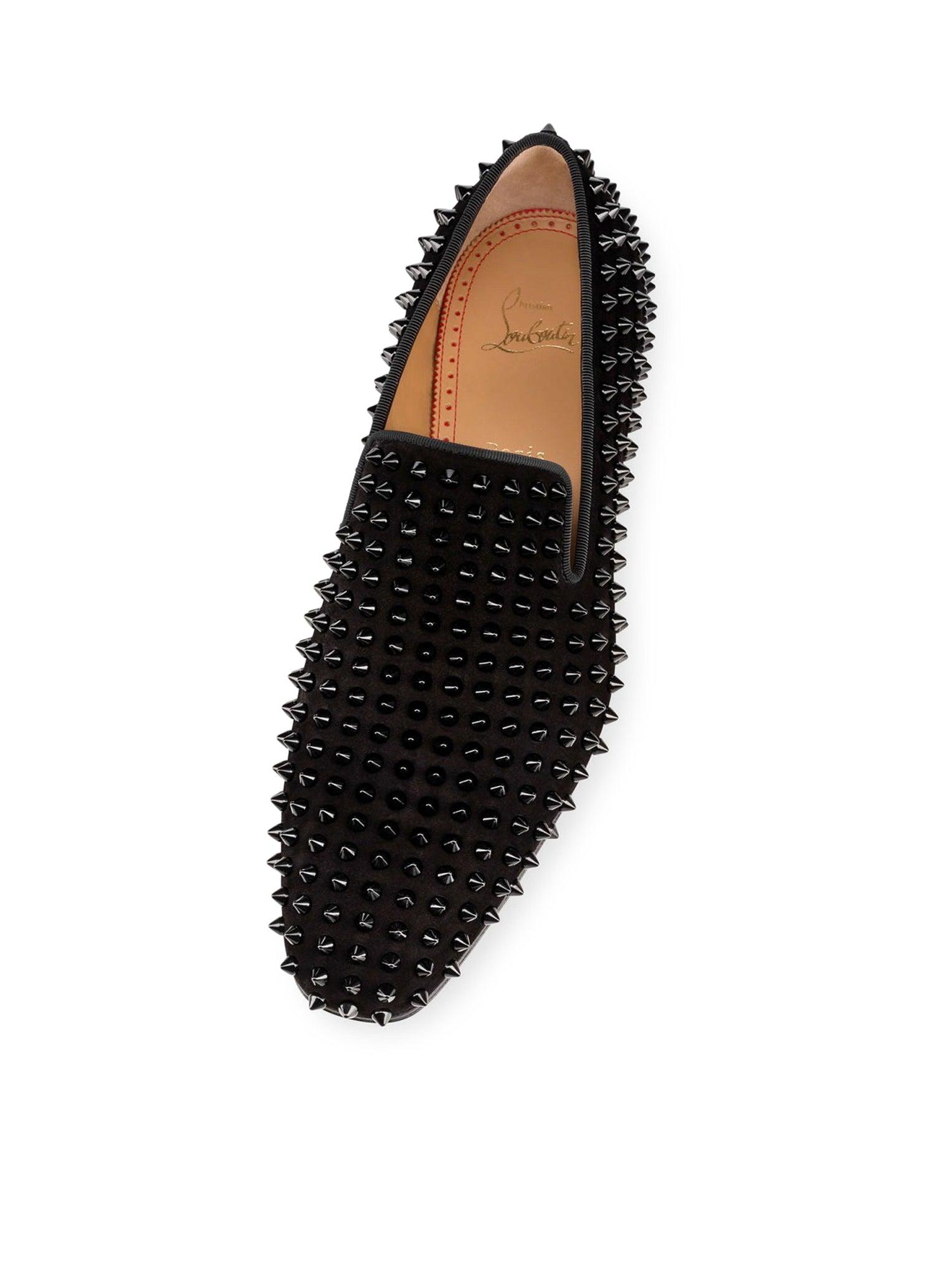 Louboutin studded loafers hotsell