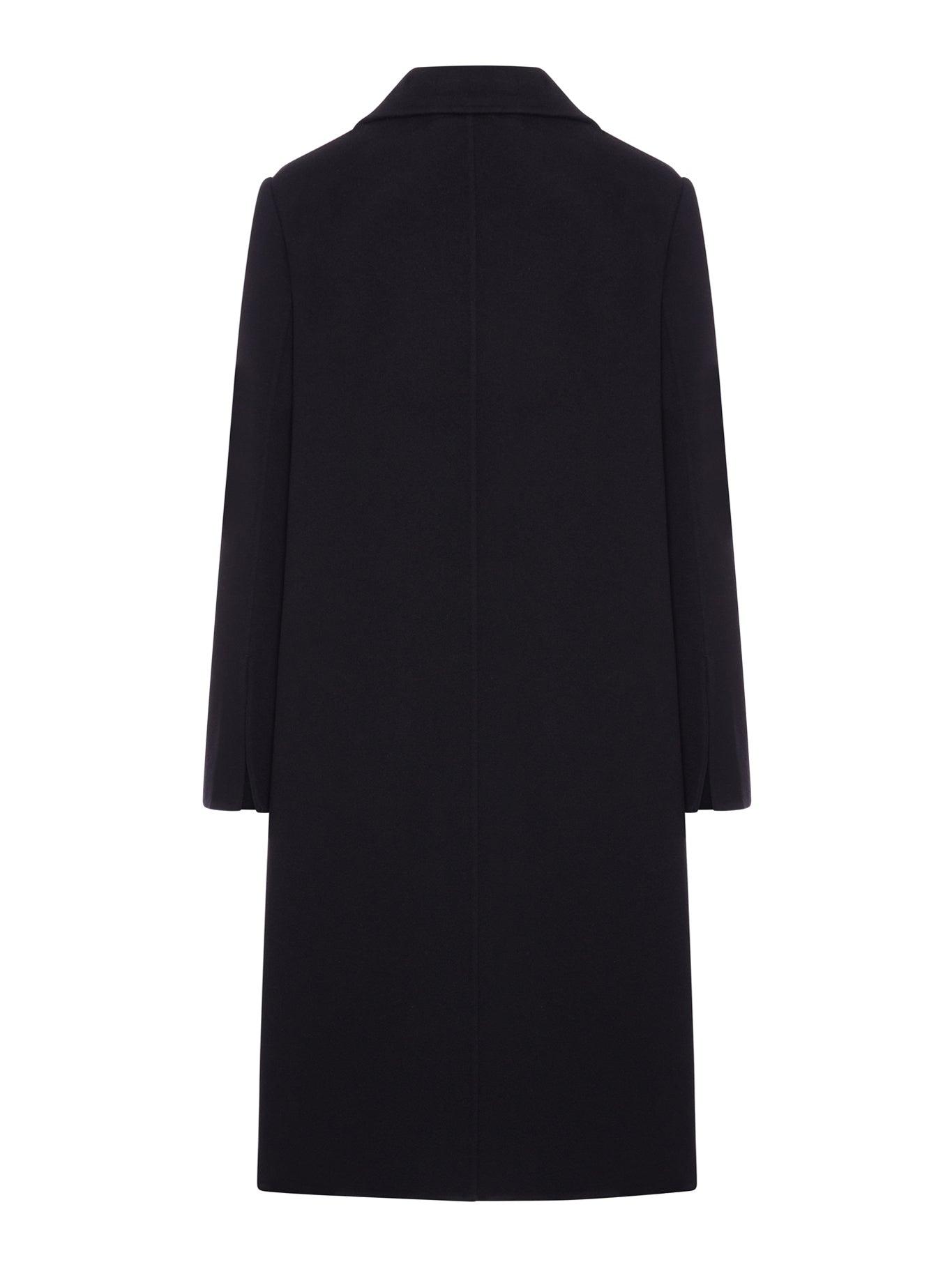 【LOULOUSEOUL】Alpaca Slim Fit Long Coat (Black) Loulou Studio Long Coat Black