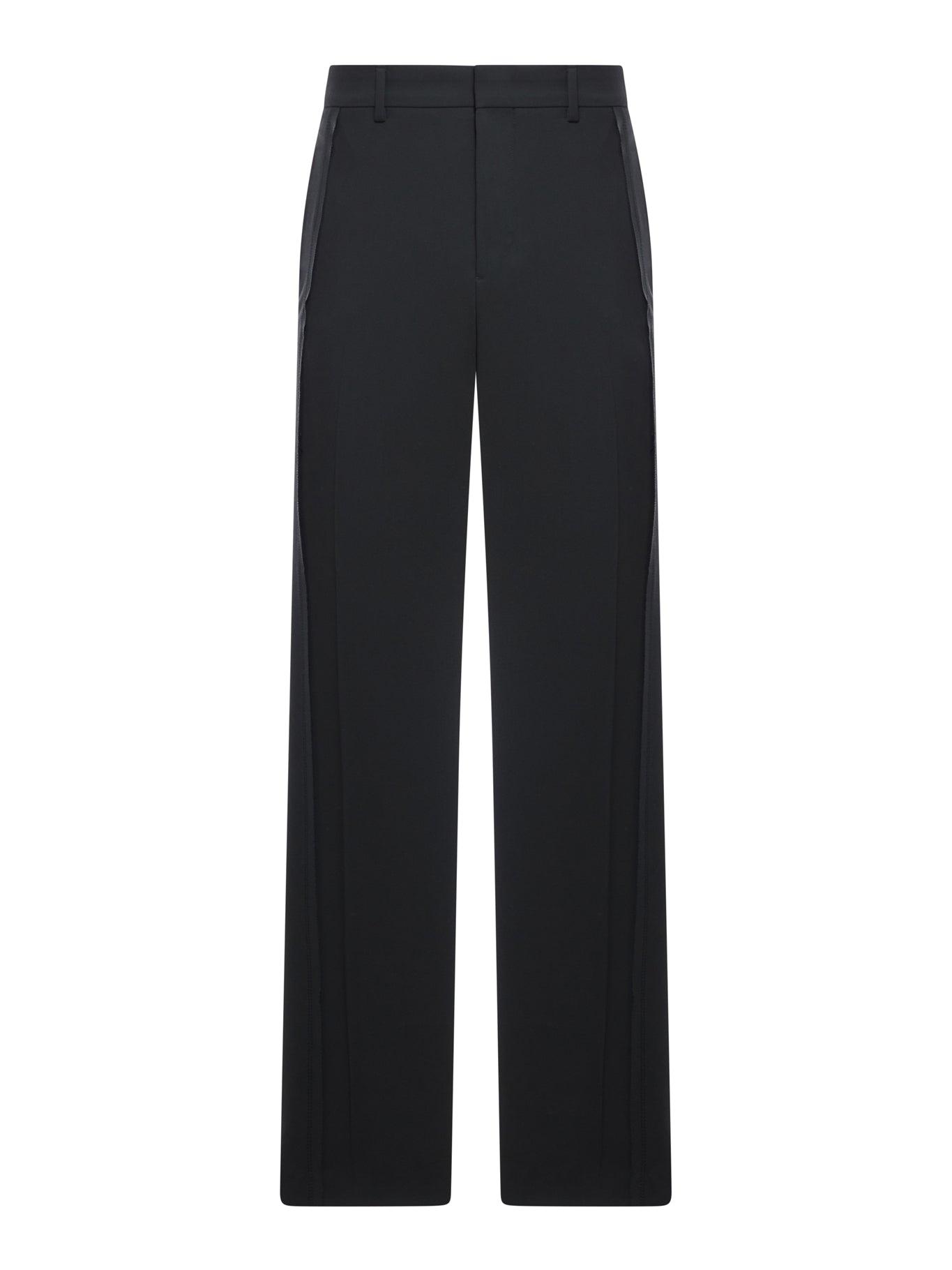 スラックス AMI Men Pants E25HTR214WV0066 Black AMI Men's Technical Track Pants - Noir - S | Coggles