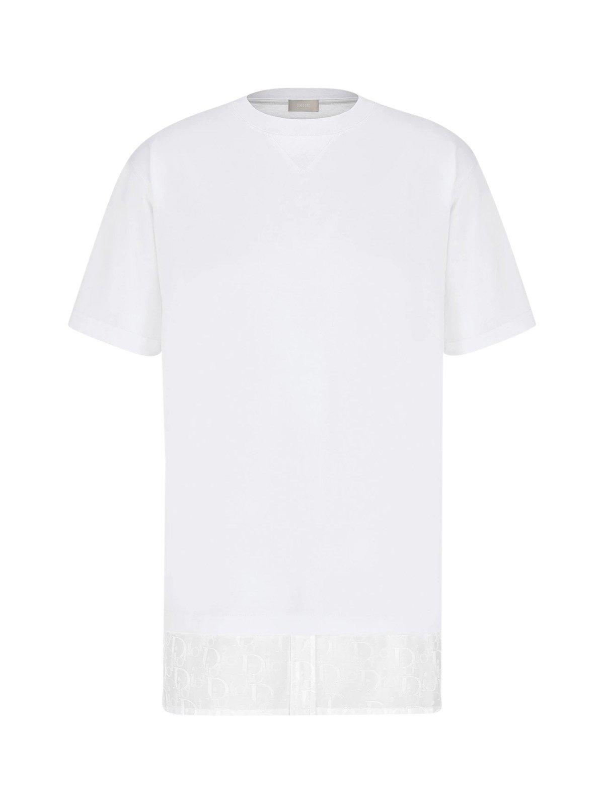 Dior Oversized Dior Oblique T-shirt in White for Men | Lyst