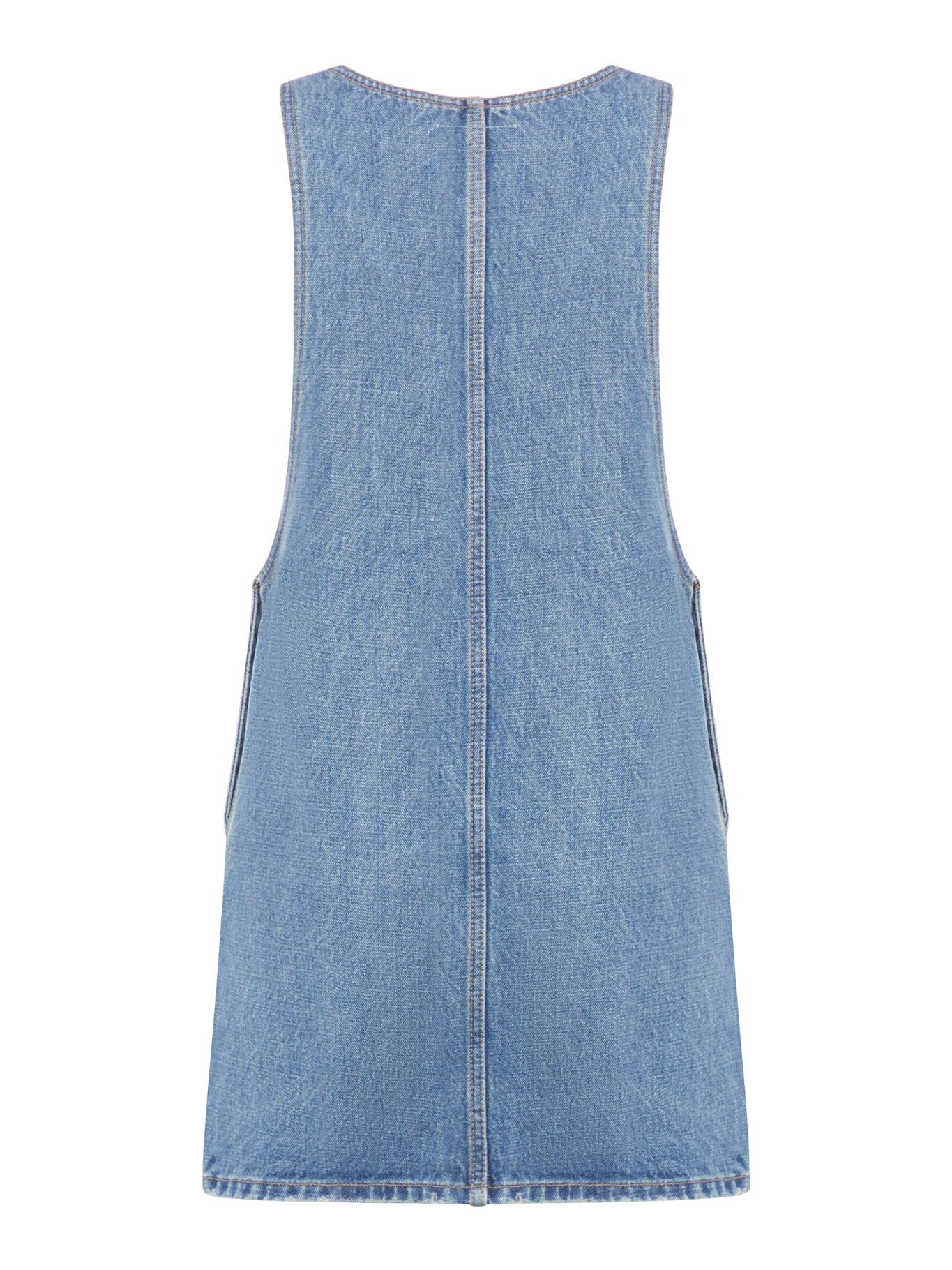 【関税込・国内発送】CELINE Triomphe Denim Mini Dress 関税込・国内発送】CELINE Triomphe Denim Mini Dress