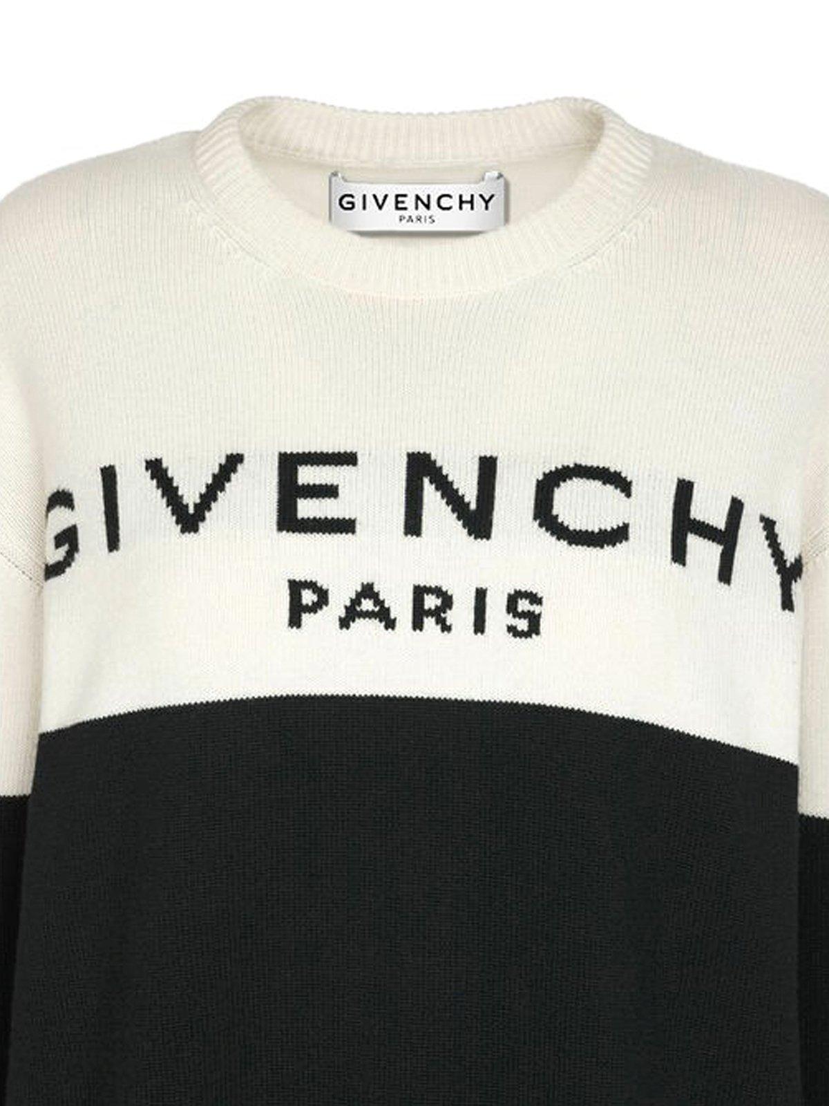 Two-tone Intarsia Cashmere Sweater 