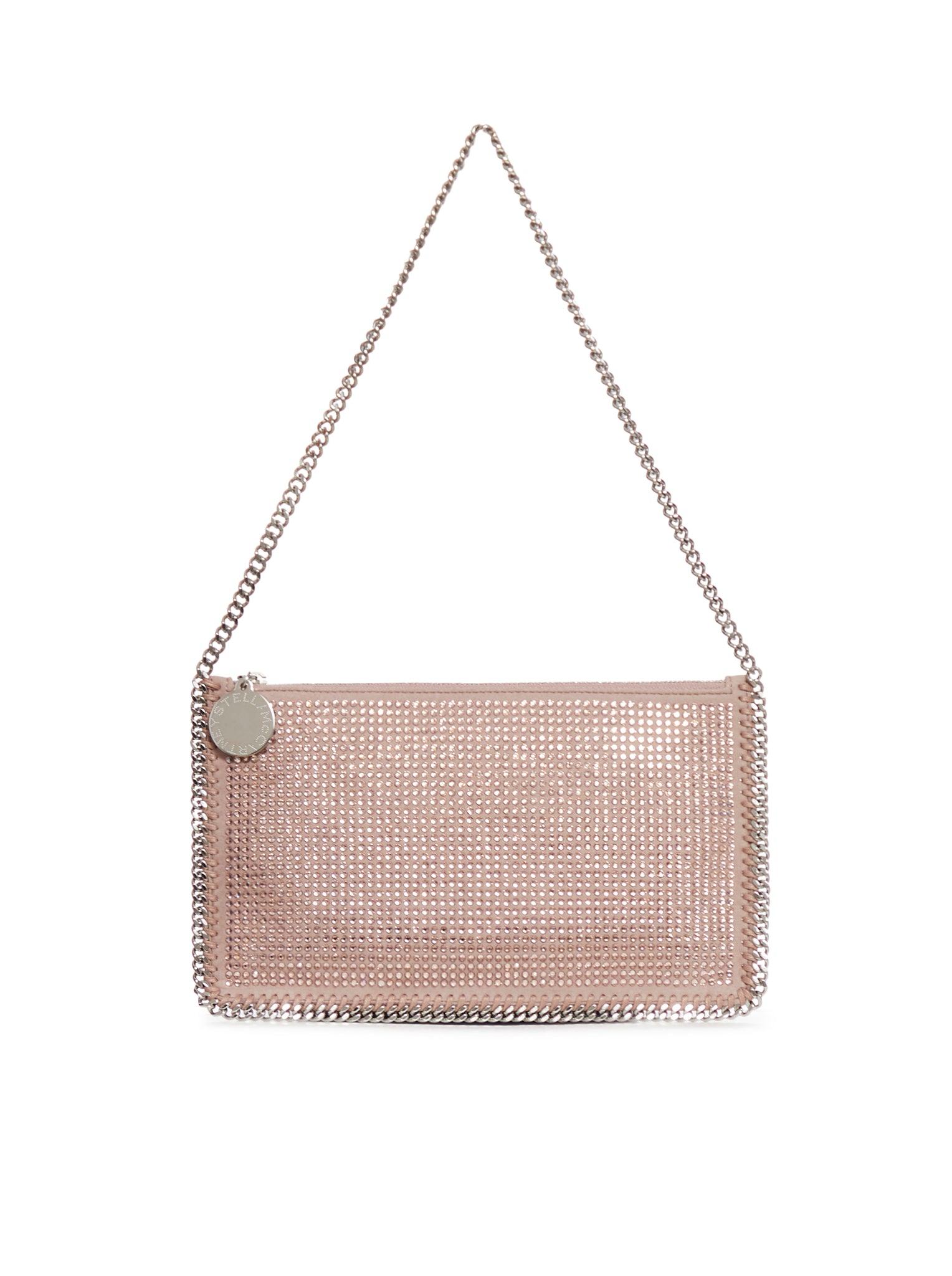 特別価格【Stella McCartney】クリスタル クラッチバッグ Women ブラック ファラベラ クリスタル クラッチ | Stella