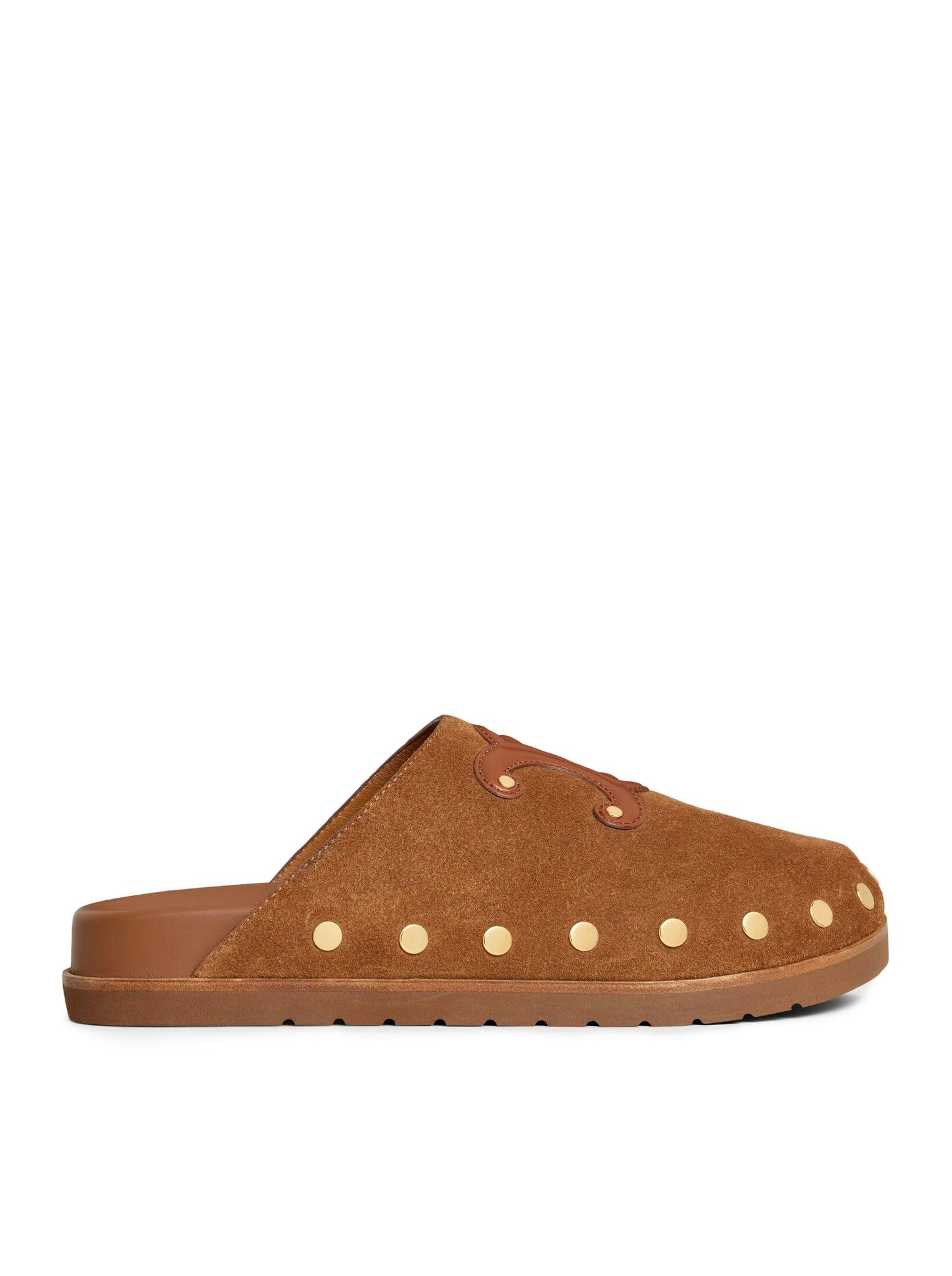 Celine Pitea Clog in Brown | Lyst