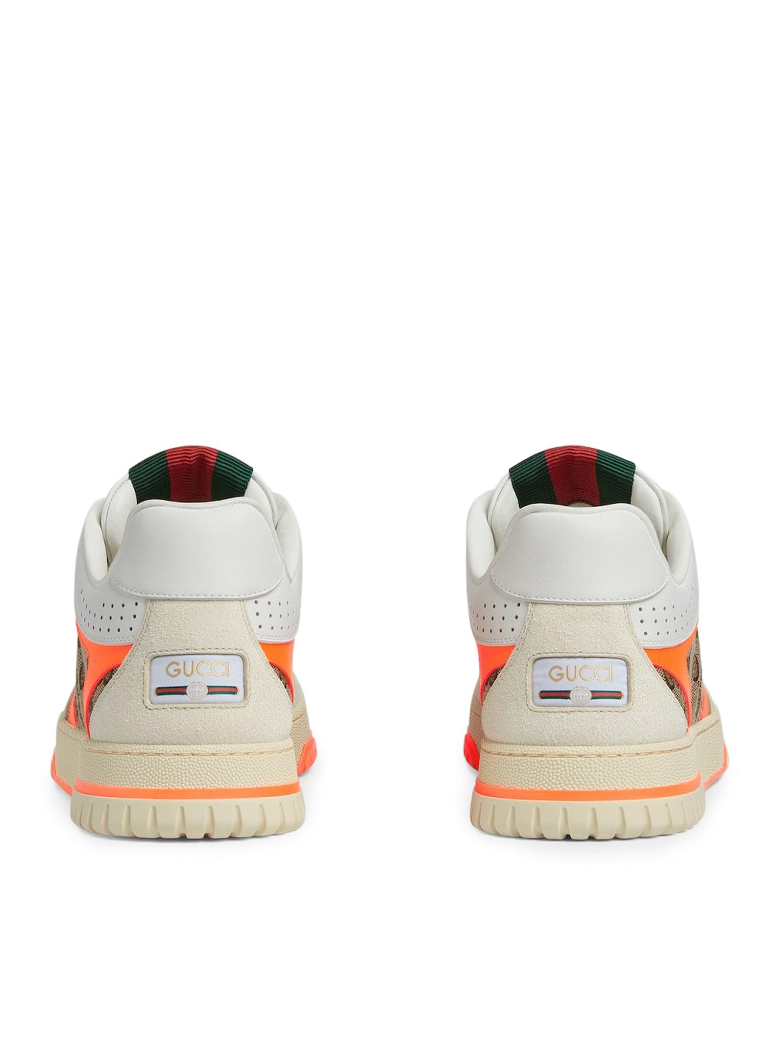 VIP価格！【GUCCI】RE-WEB レザースニーカー Men's Gucci Re-Web sneaker in white leather | GUCCI® US