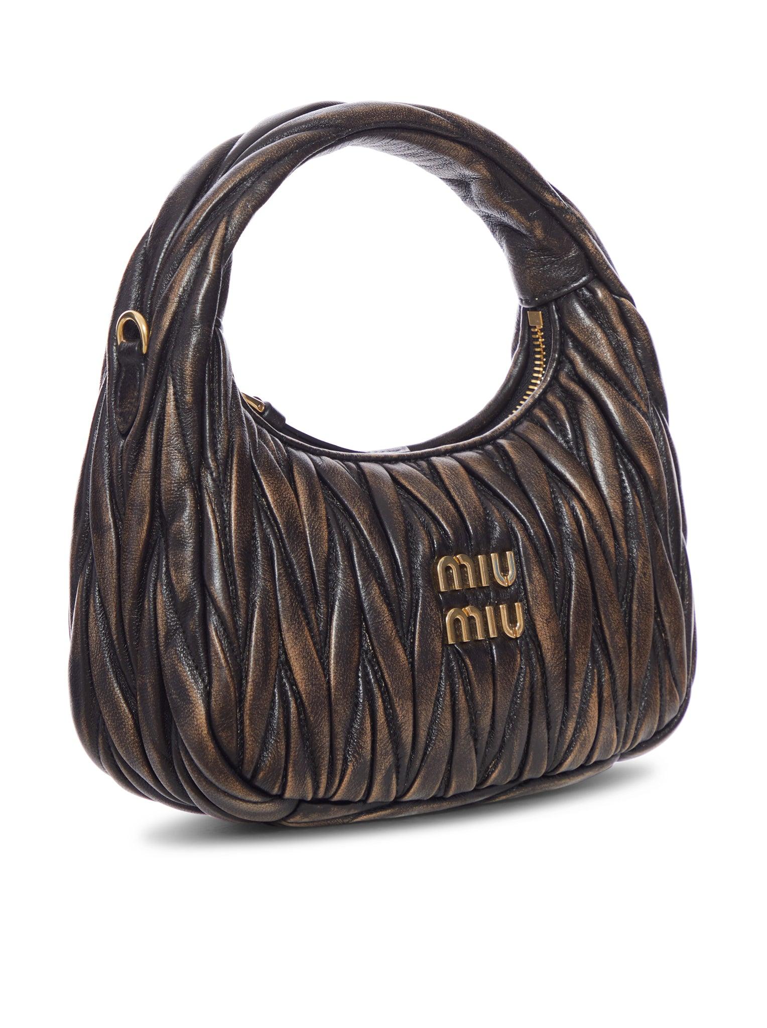 【SALE】 ◆MIUMIU◆Leather hobo Bag バッグ Miu Miu Hobo bags and purses for Women | Online Sale up to