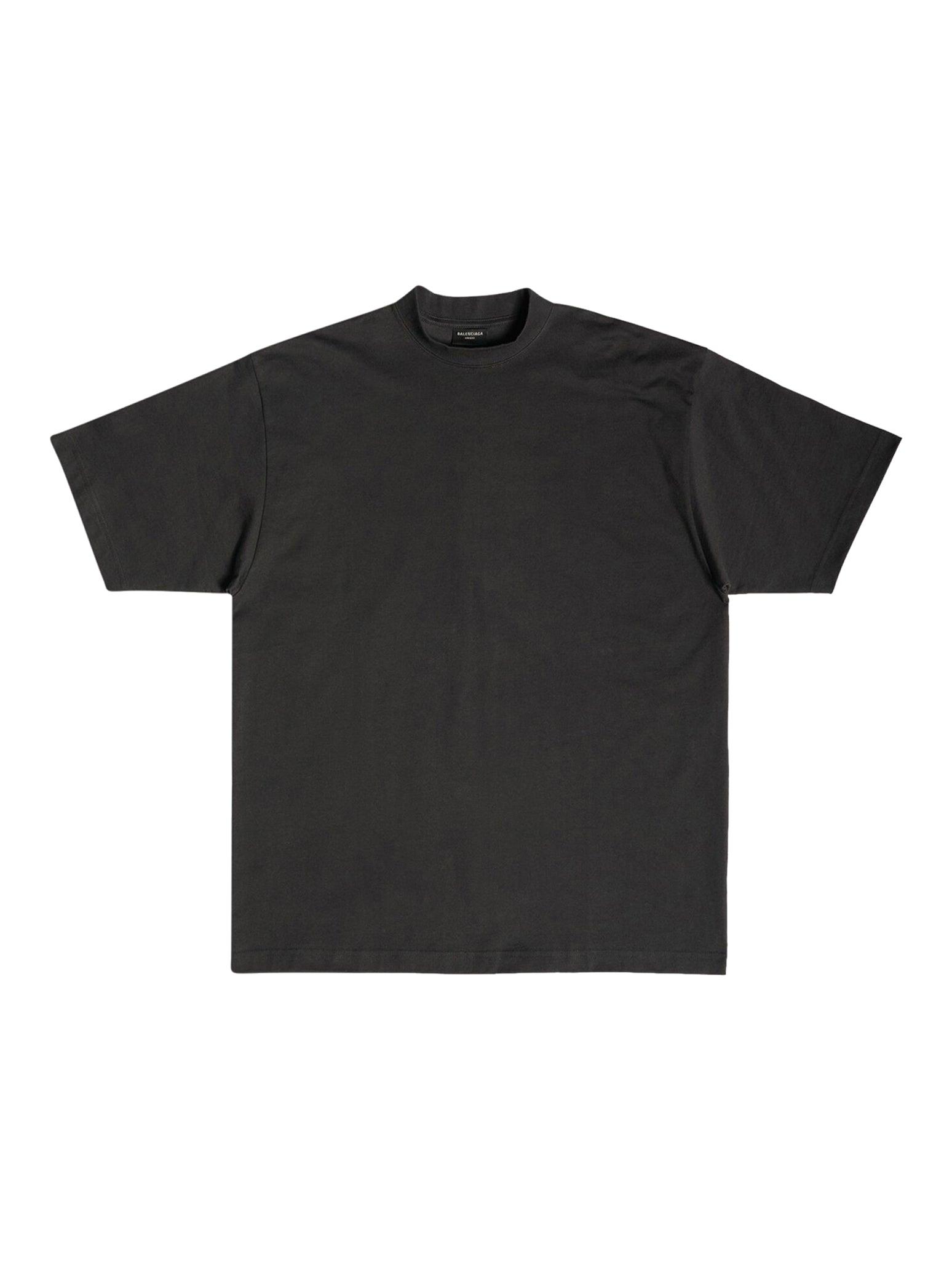 balenciaga plain black shirt