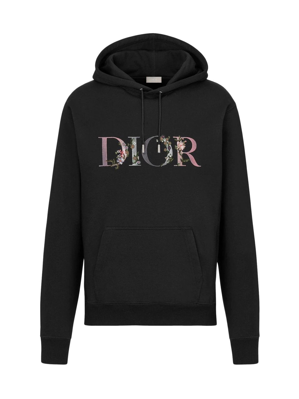 Dior Oversize Dior Flowers Hoody in Black for Men | Lyst