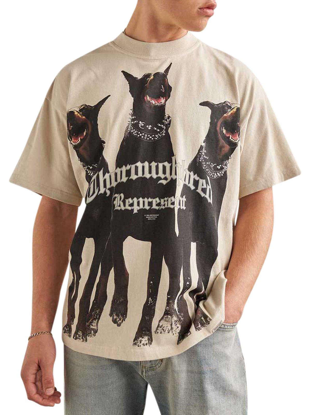 Represent Thoroughbred T-shirt - Vintage White for Men | Lyst