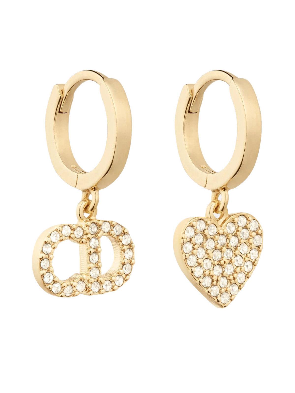 Dior Clair D Lune Earrings in Metallic | Lyst