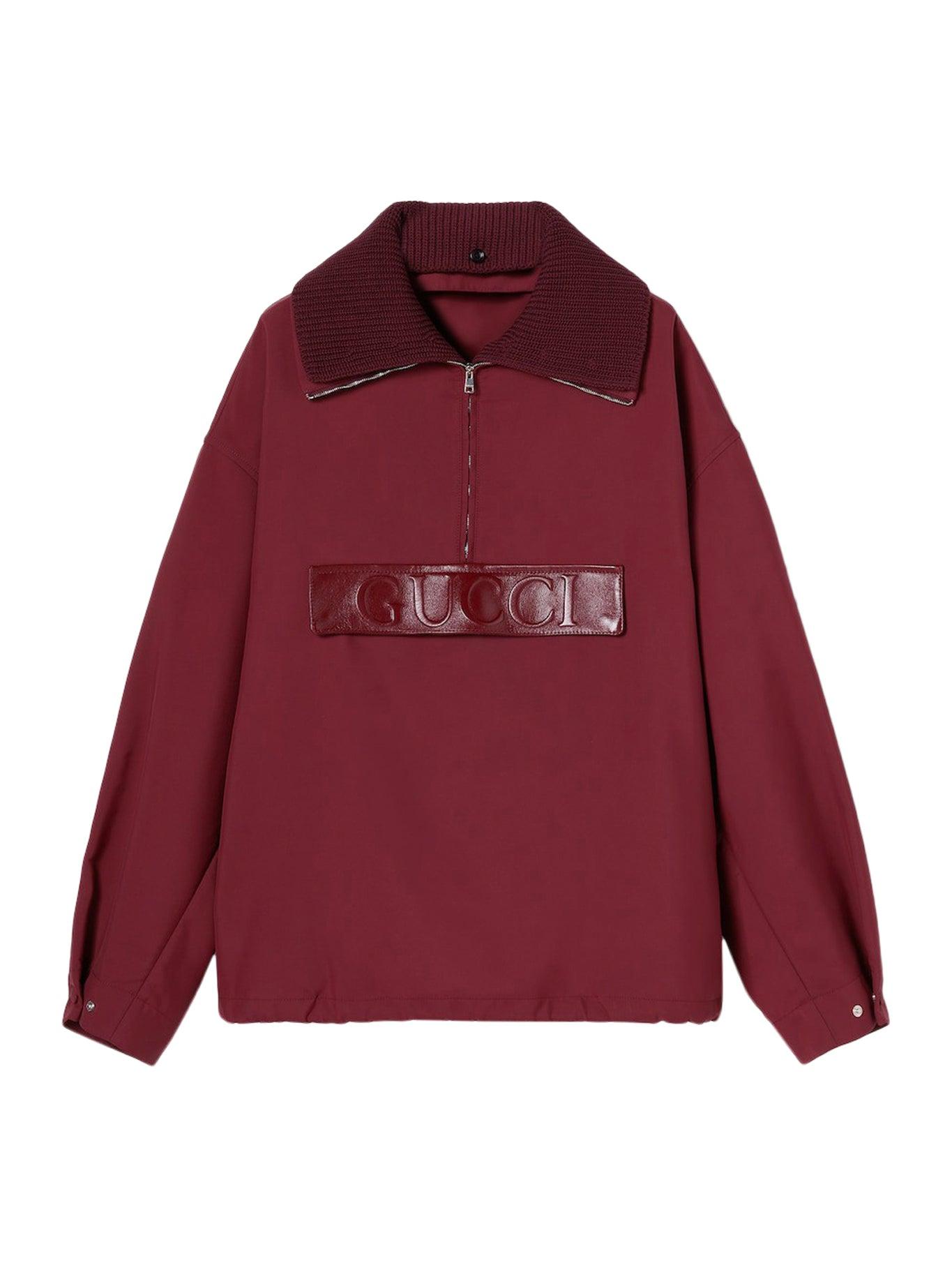ジャケット GUCCI EMBOSSED GABARDINE BOMBER Gucci Embossed Gabardine Bomber Jacket in Red | Lyst