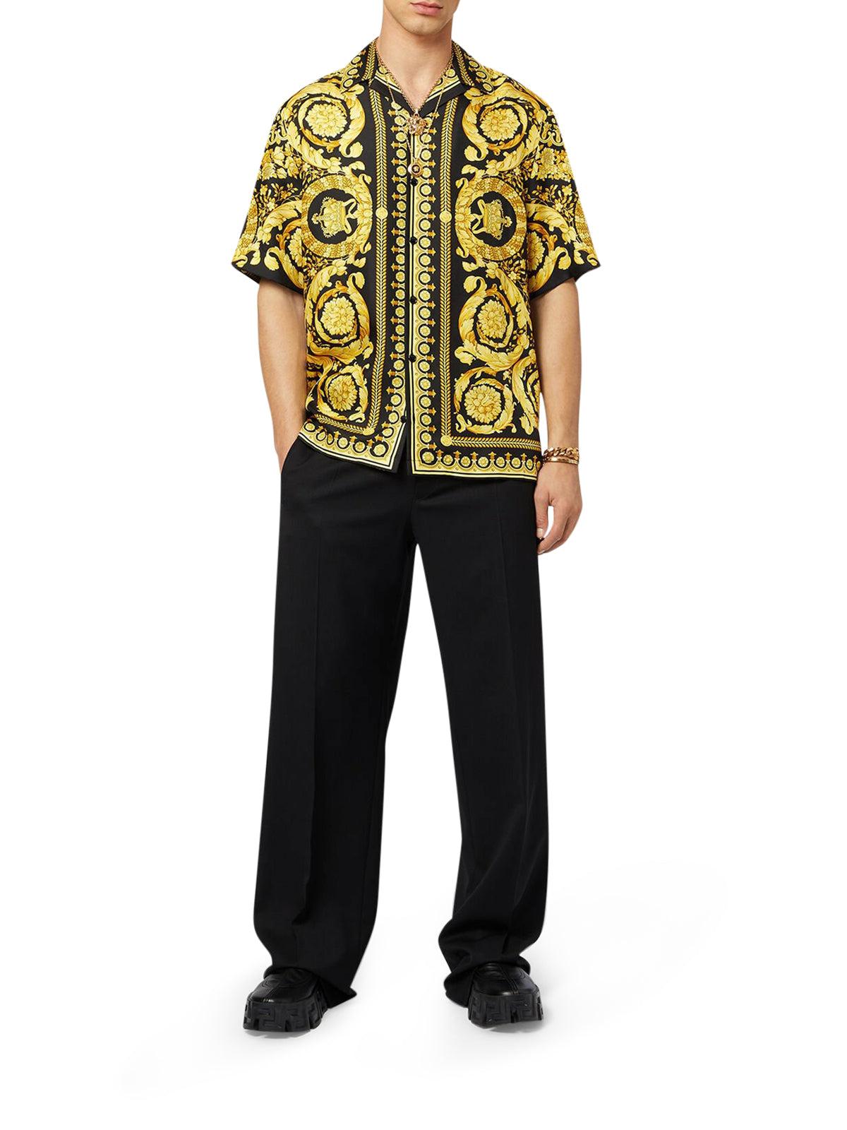 baroque silk shirt