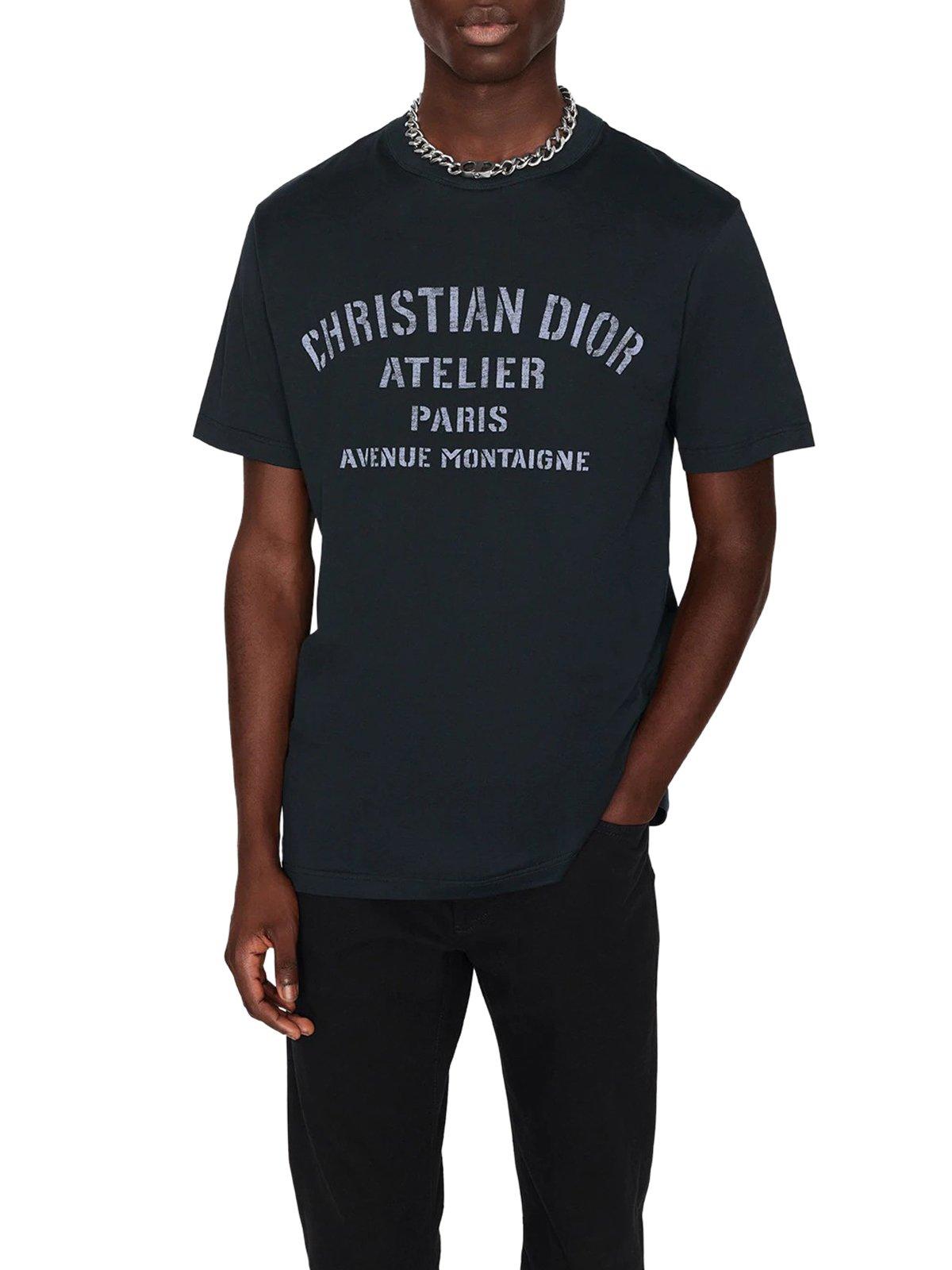 Dior Oversize T-shirt " Atelier" in Black for Men | Lyst