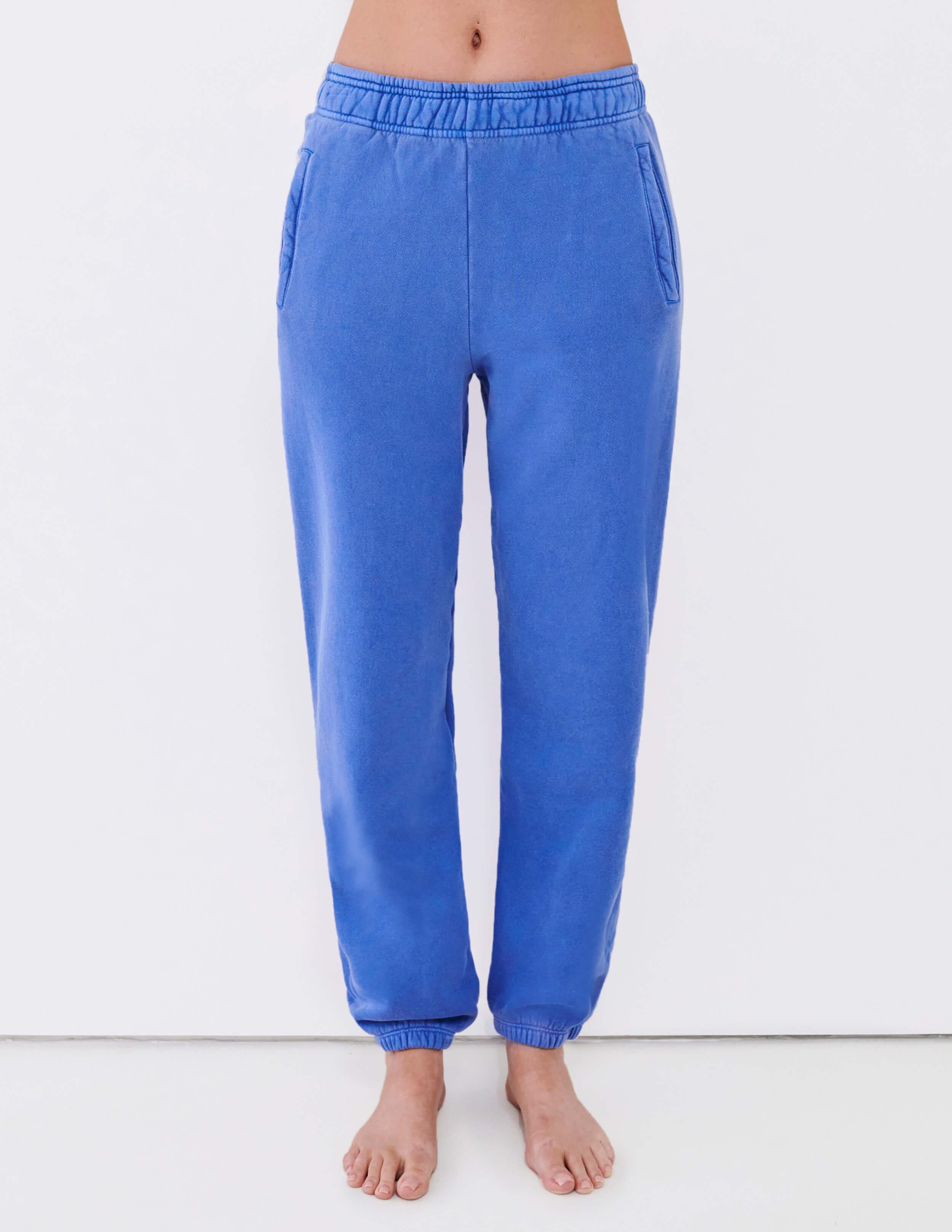 Sundry Fleece Unisex Sweatpants in Blue 