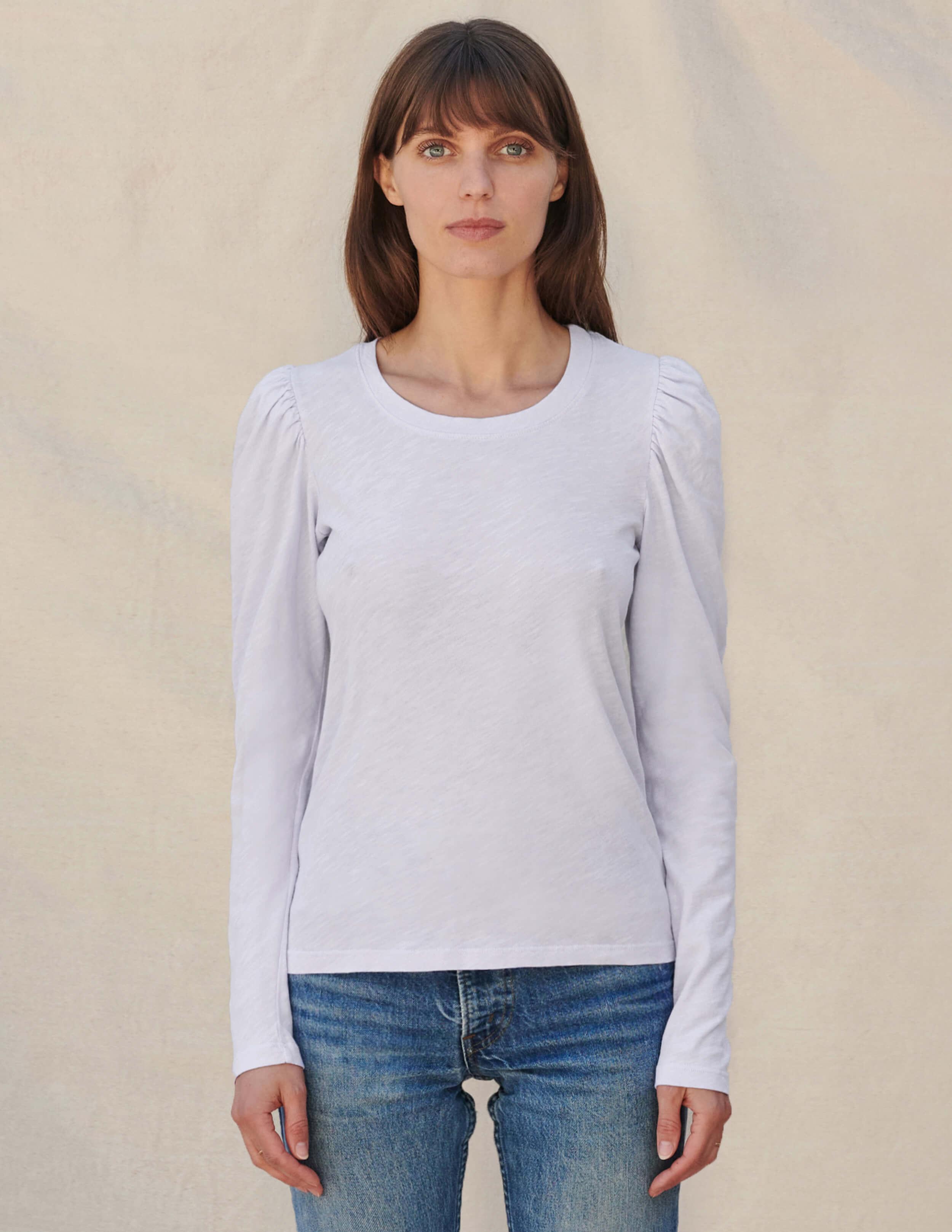 Sundry Puff Shoulder Long Sleeve in 