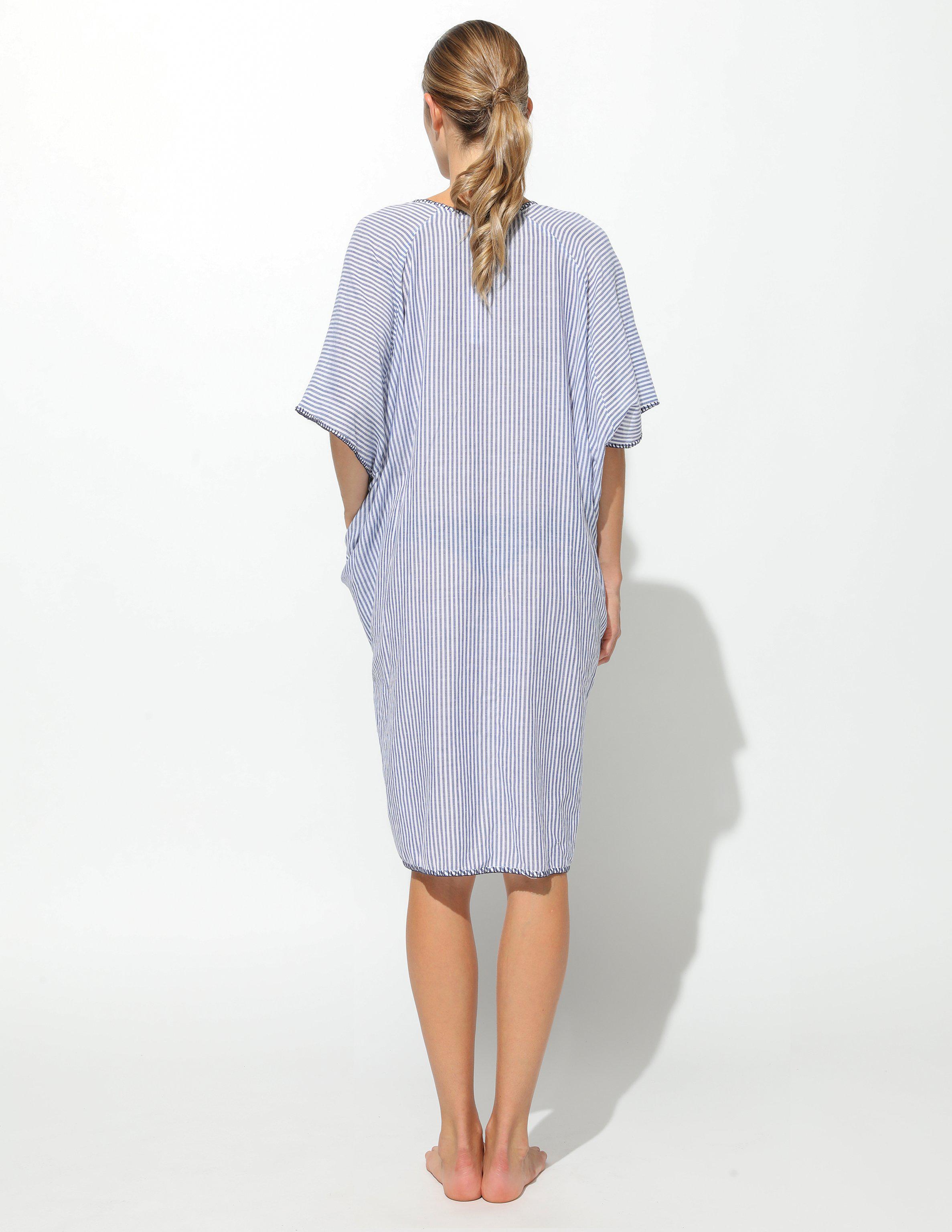 sundry striped caftan