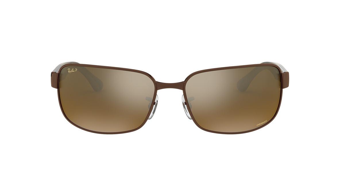 RayBan Rb3566ch Rb3566 Chromance in Brown for Men Lyst