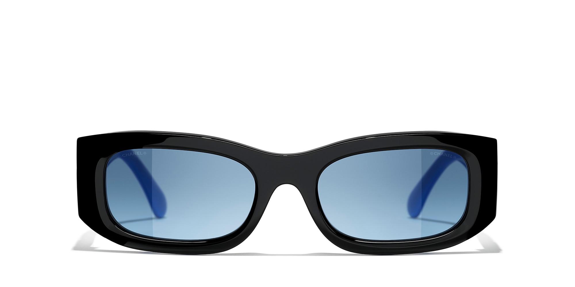 CHANEL Sunglass Rectangle Sunglasses Ch5525 in Black Lyst UK