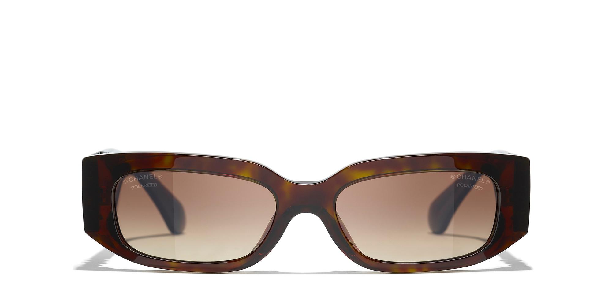 CHANEL Sunglass Rectangle Sunglasses Ch5544 in Black Lyst UK